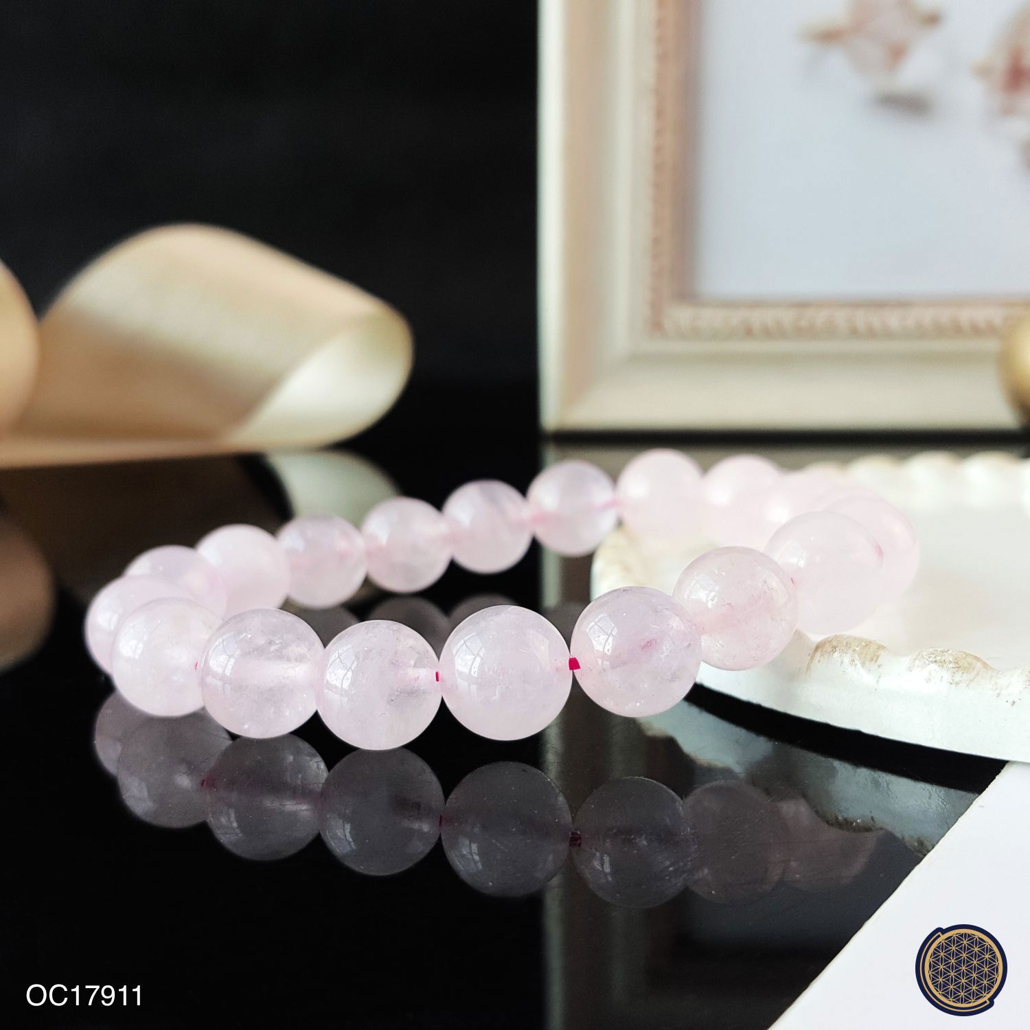 10mm Rose Quartz Bracelet