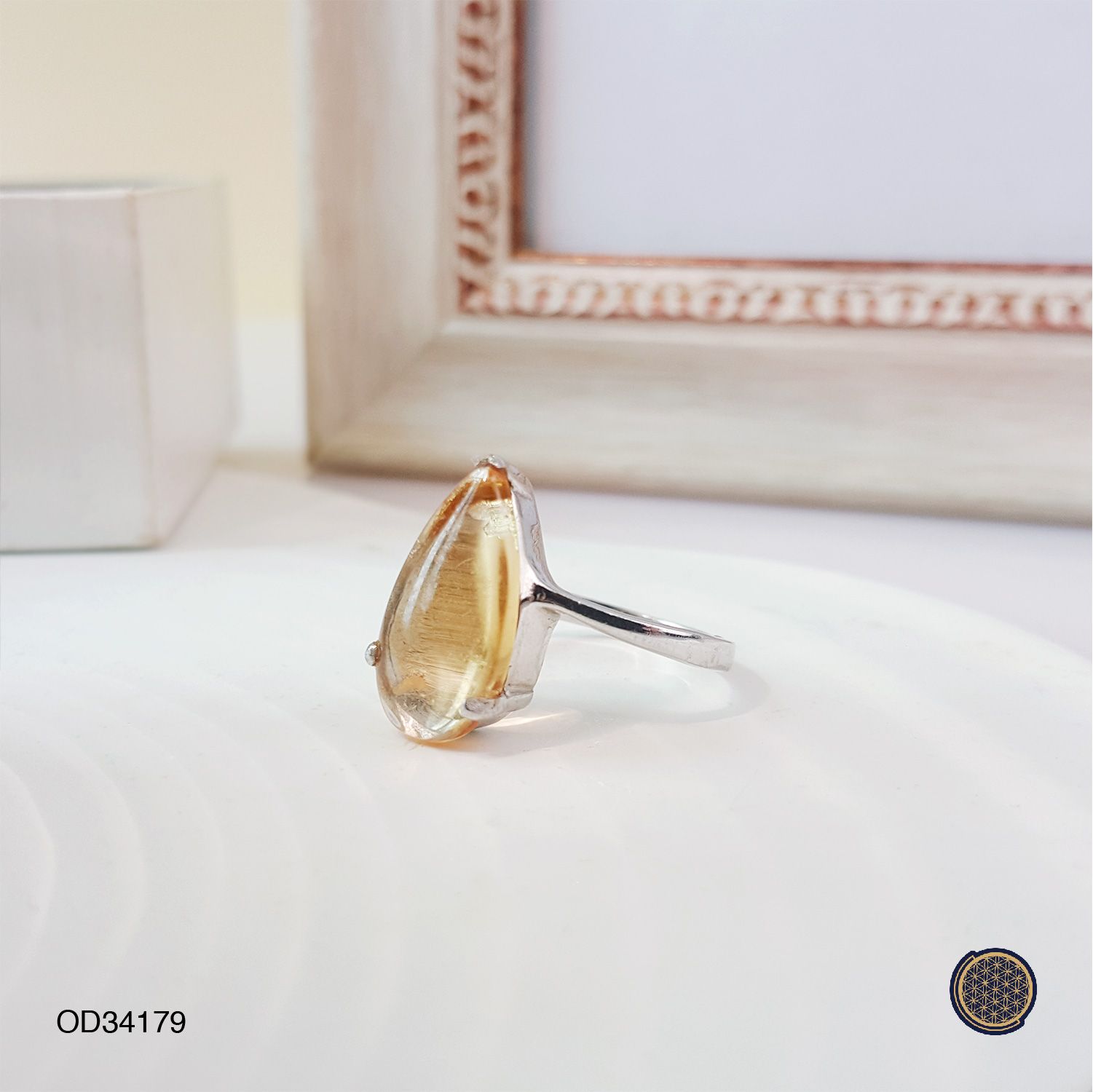 Citrine Sliver Ring