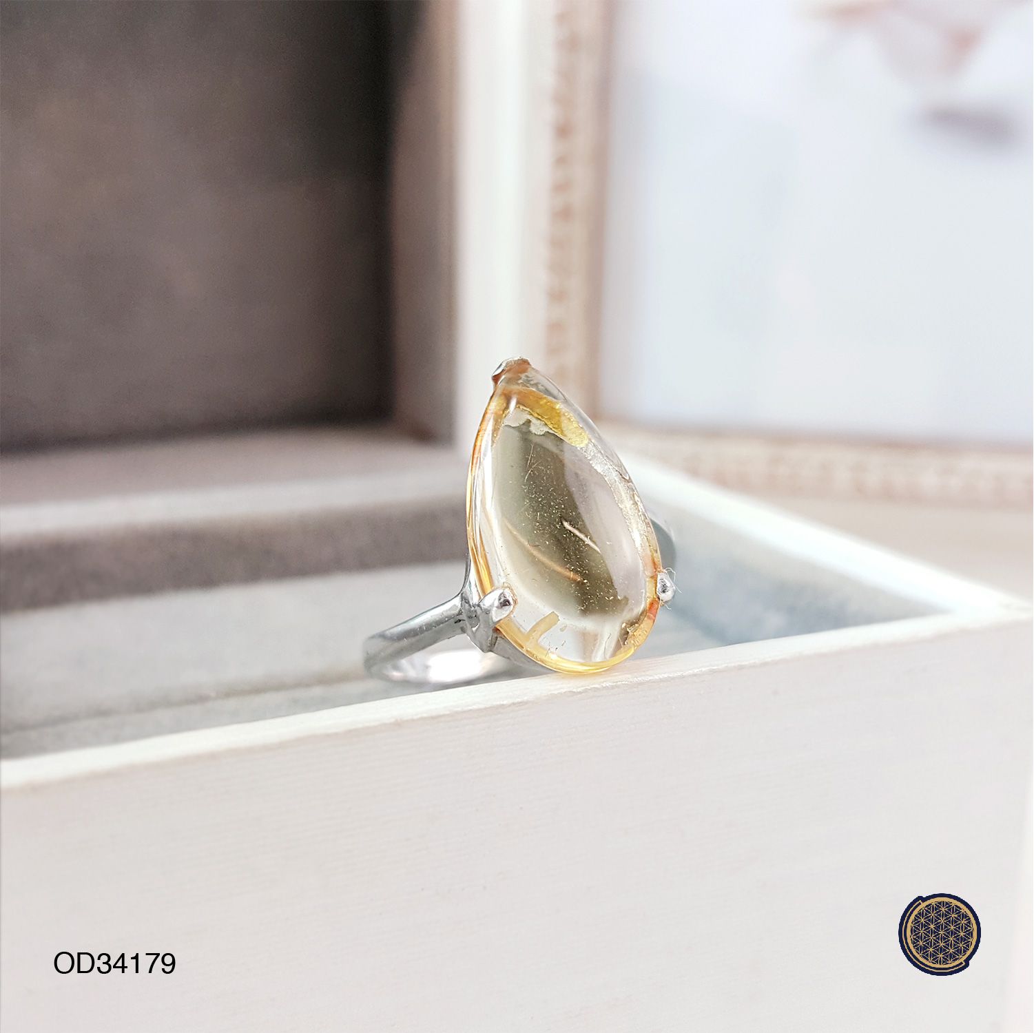 Citrine Sliver Ring