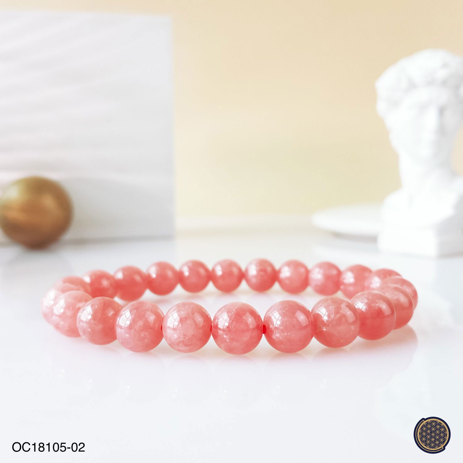 8-8.5mm Agentina Rhodochrosite  Bracelet