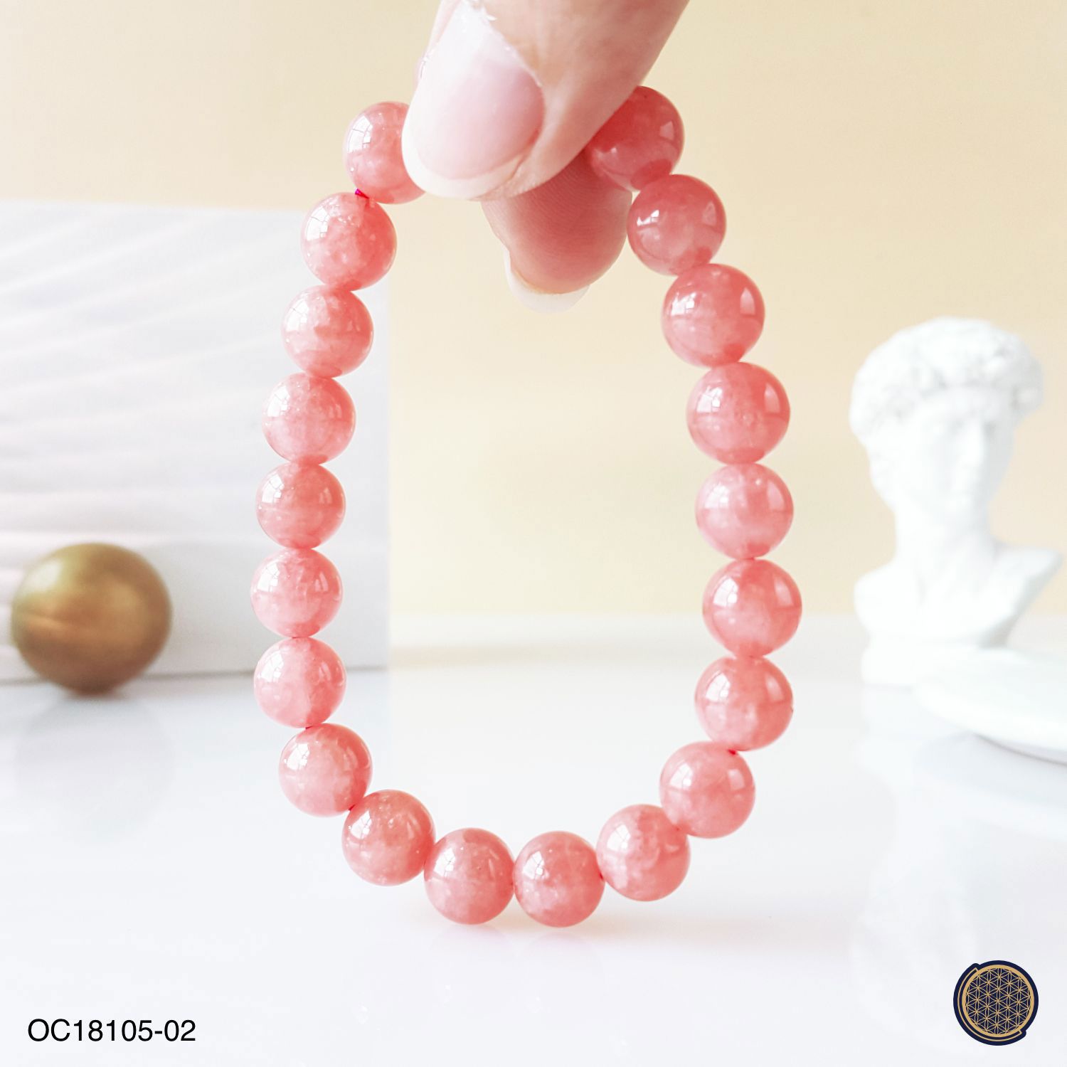 8-8.5mm Agentina Rhodochrosite  Bracelet