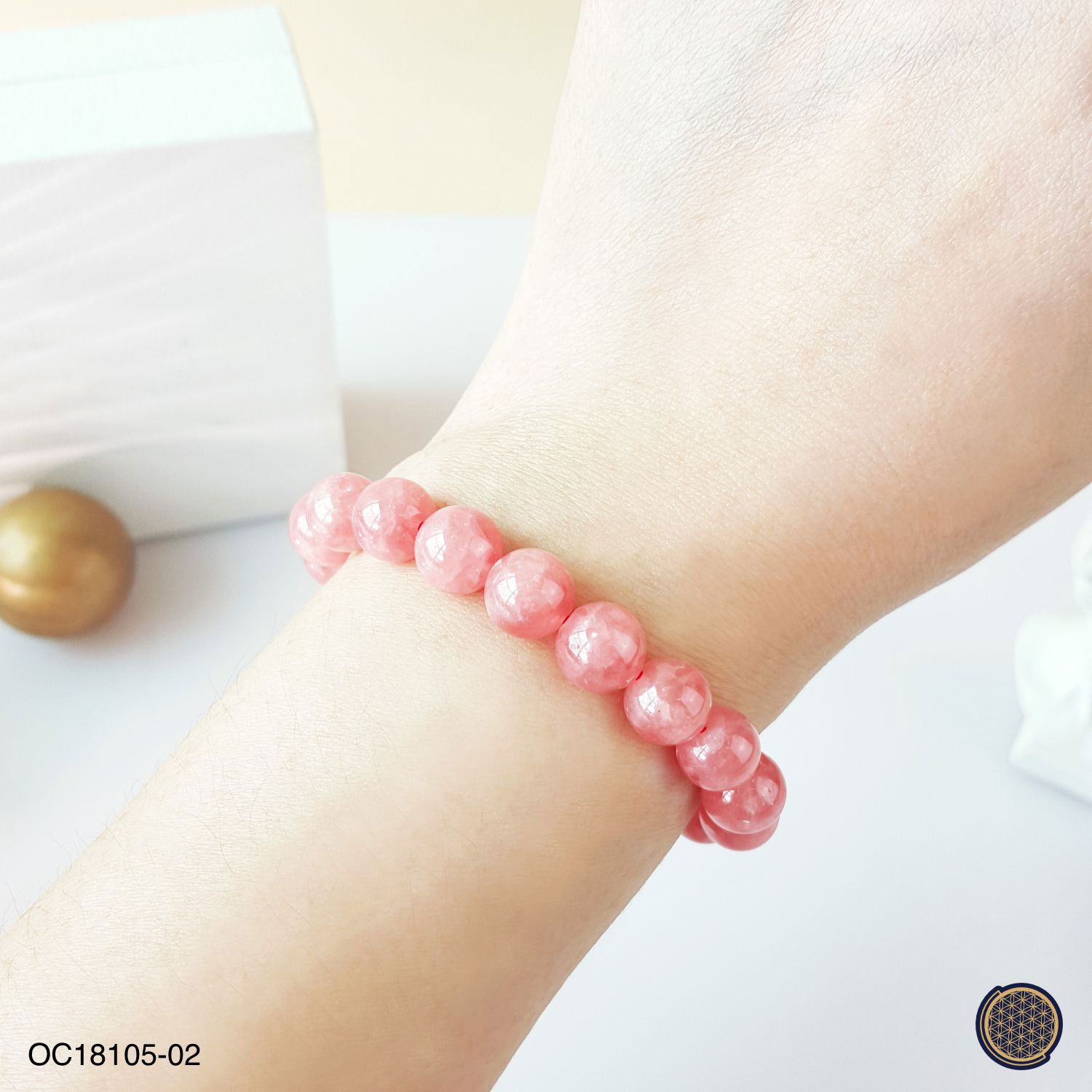 8-8.5mm Agentina Rhodochrosite  Bracelet