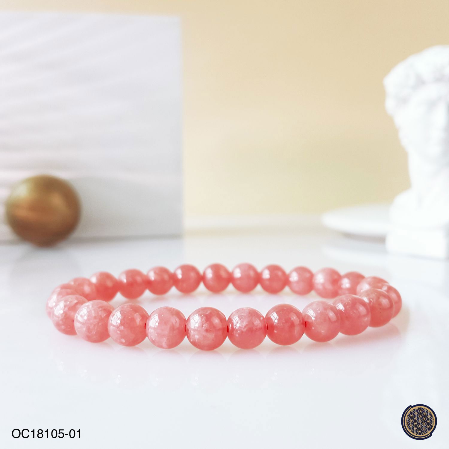 7-7.5mm Agentina Rhodochrosite  Bracelet