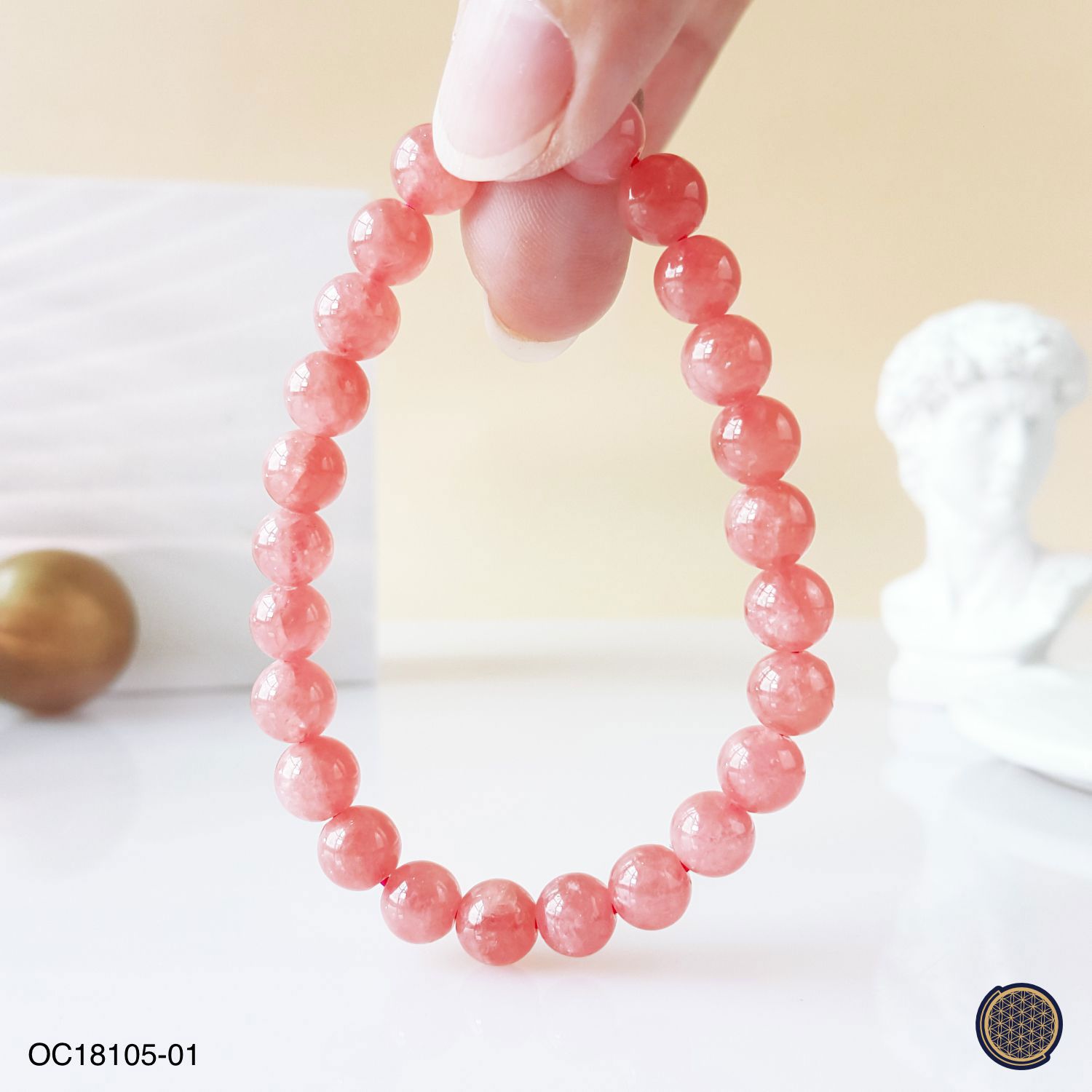 7-7.5mm Agentina Rhodochrosite  Bracelet