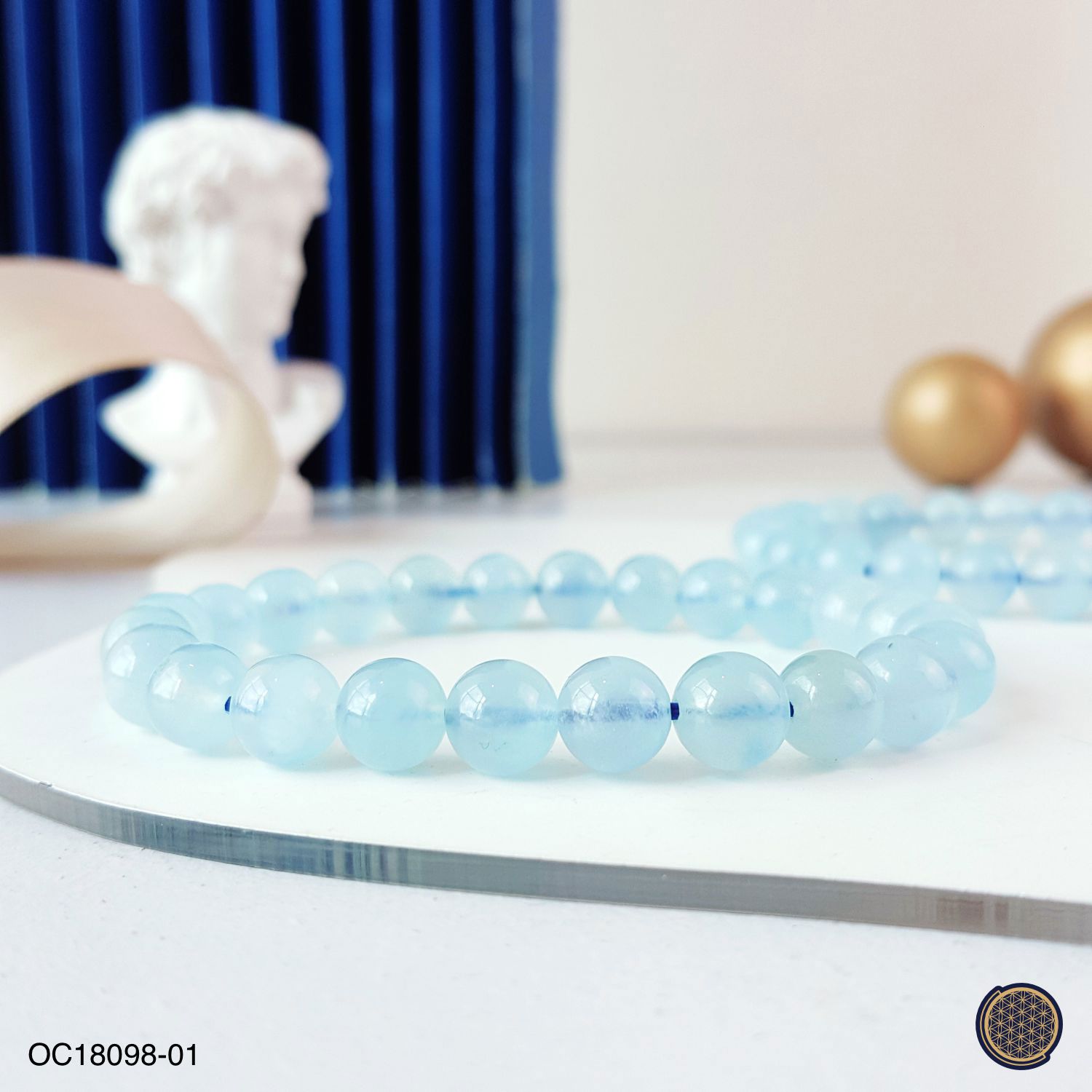 7-7.5mm Aquamarine Bracelet