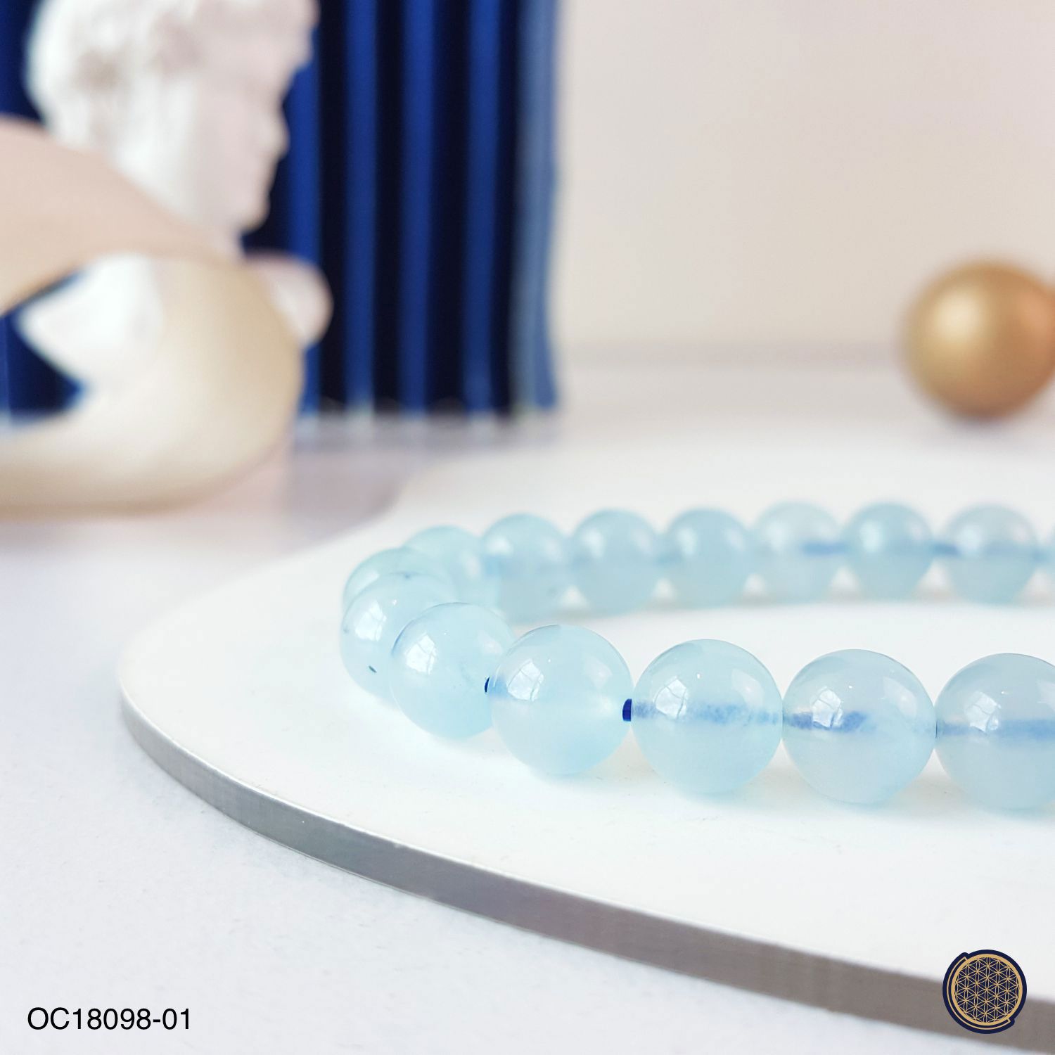 7-7.5mm Aquamarine Bracelet