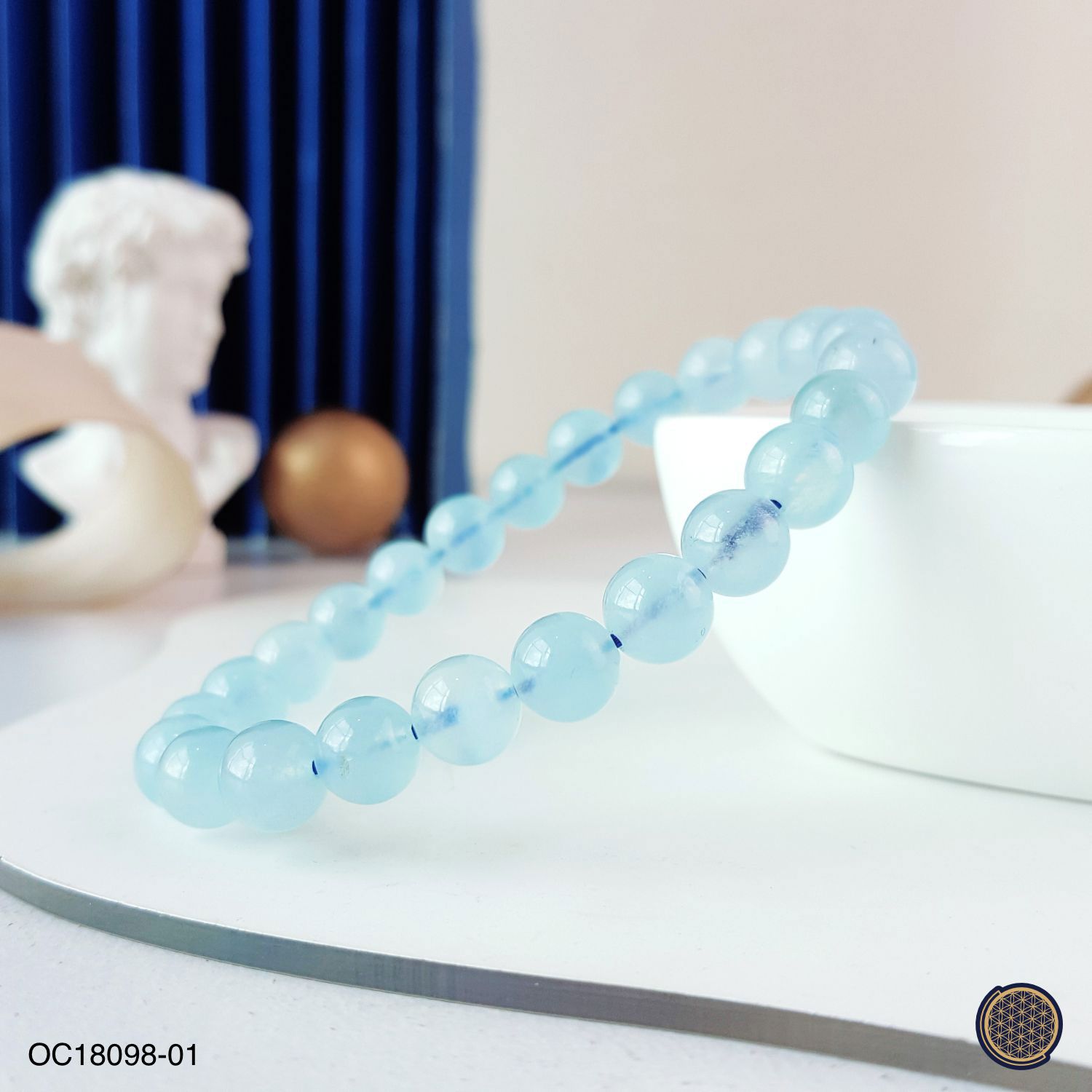 7-7.5mm Aquamarine Bracelet