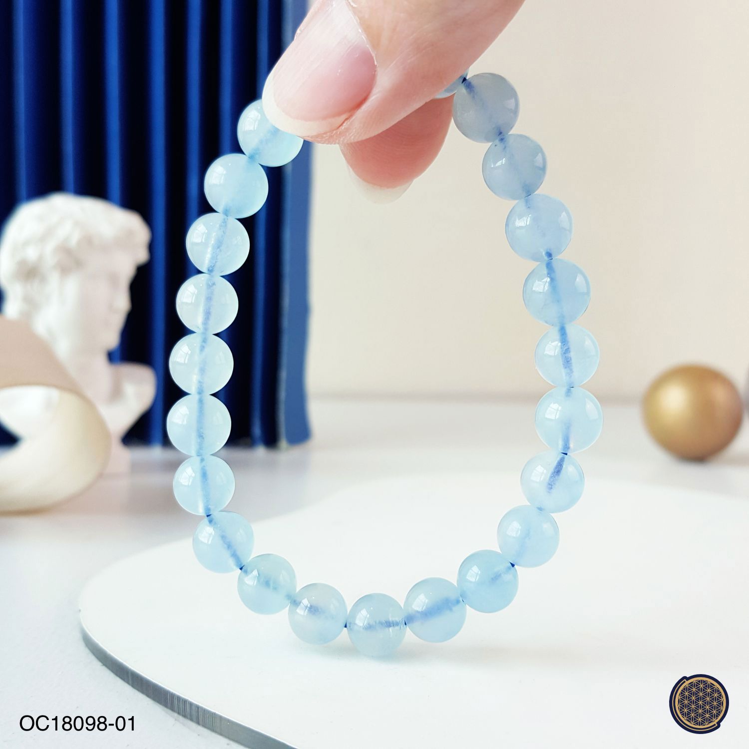 7-7.5mm Aquamarine Bracelet