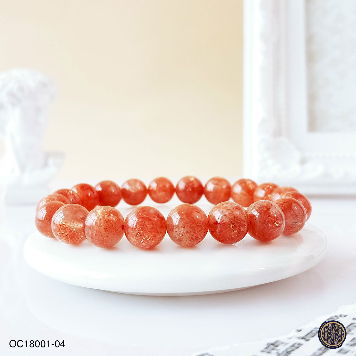 9-9.5mm High Grade Golden Sunstone  Bracelet