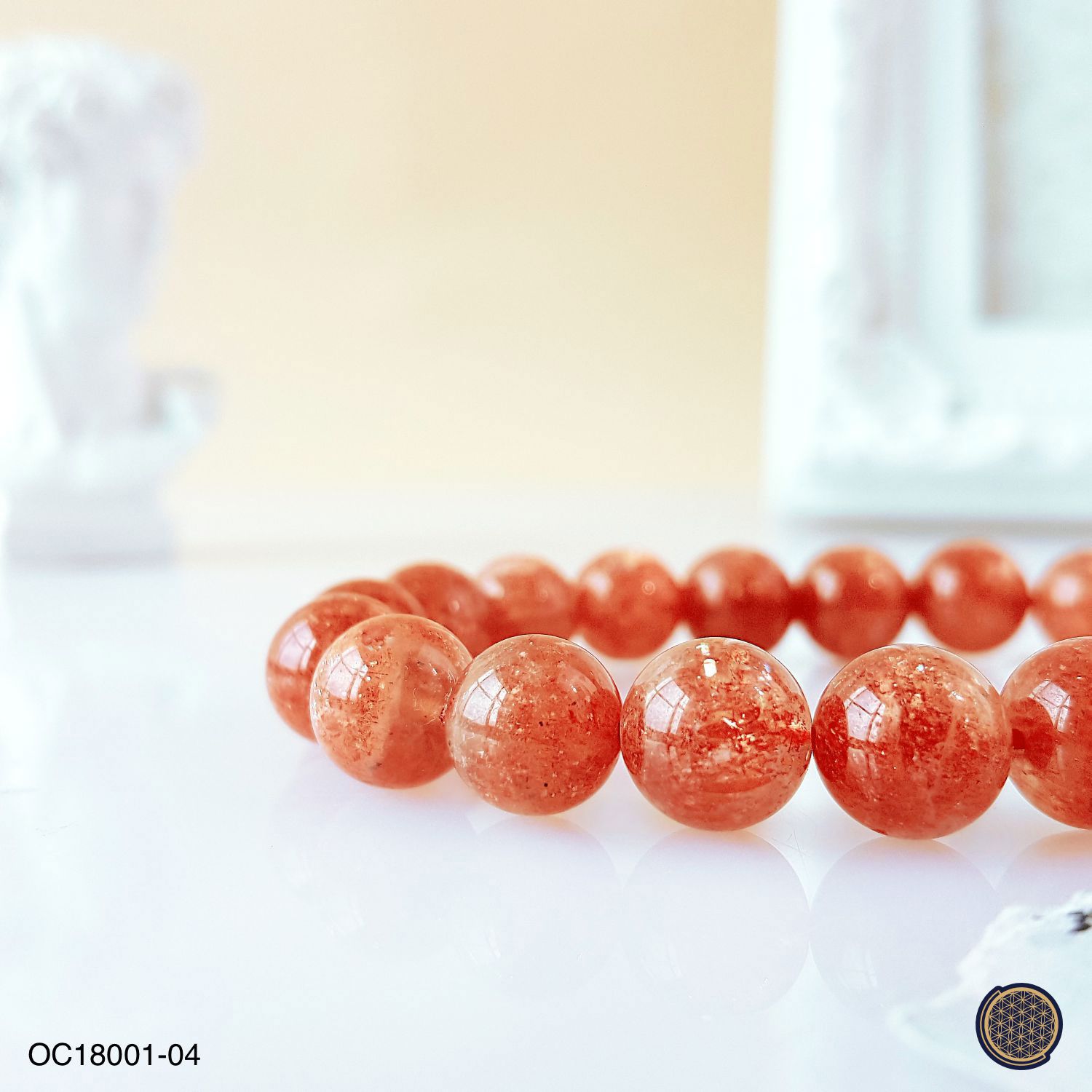 9-9.5mm High Grade Golden Sunstone  Bracelet