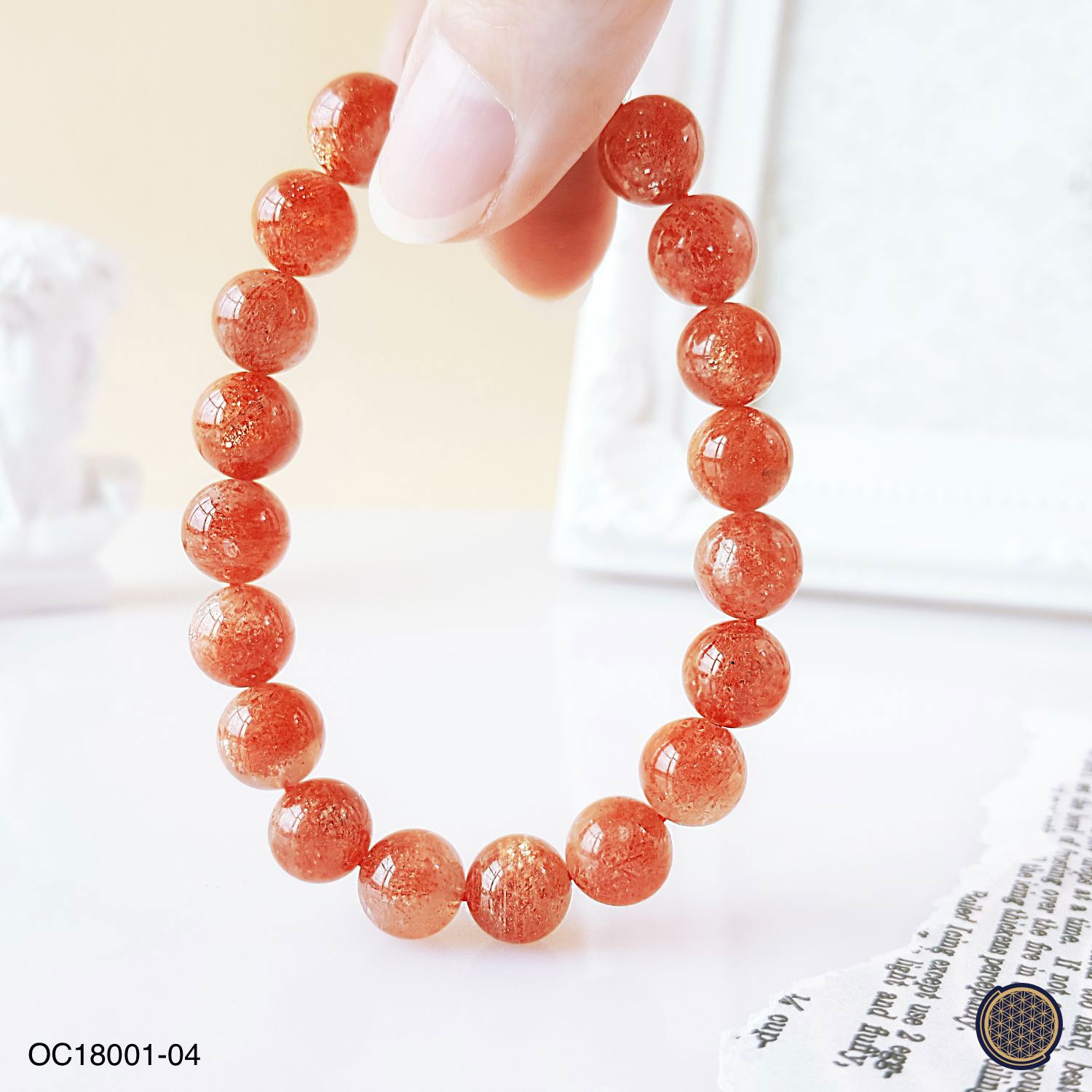 9-9.5mm High Grade Golden Sunstone  Bracelet