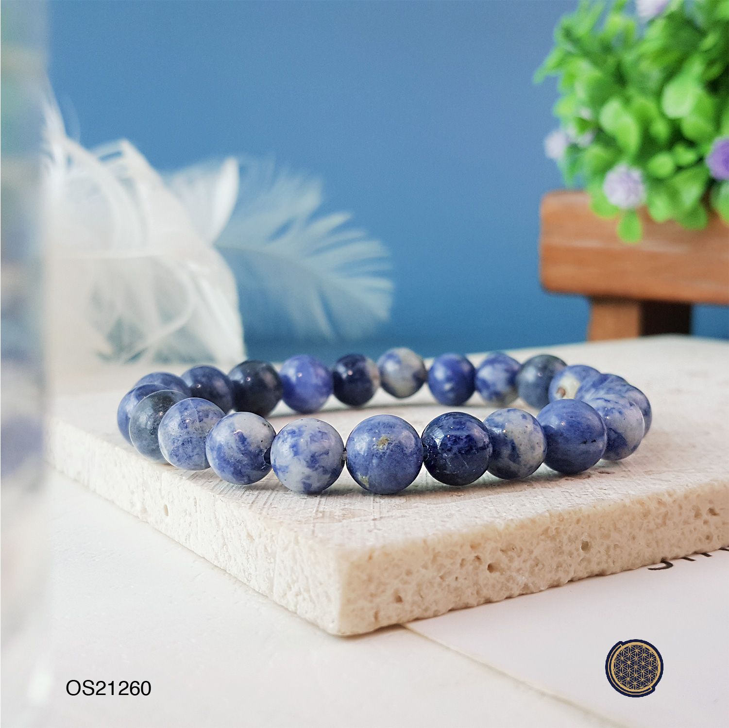 8-8.5mm Sodalite Bracelet