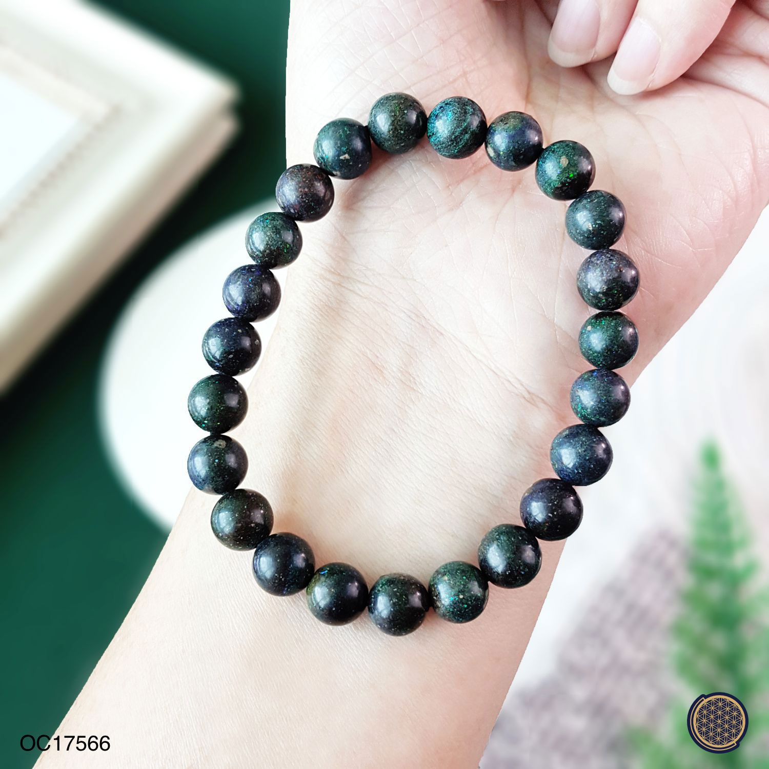 8-8.5mm Black Opal Bracelet