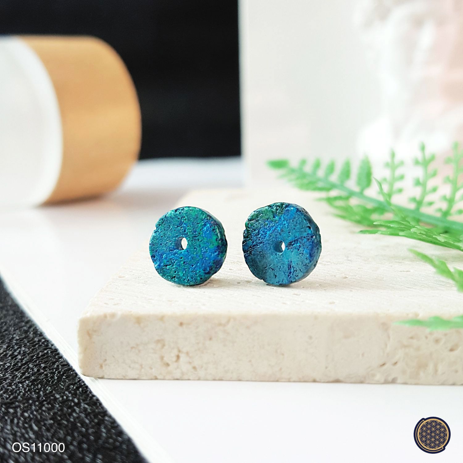 10mm Chrysocolla Donut Shape Accessories