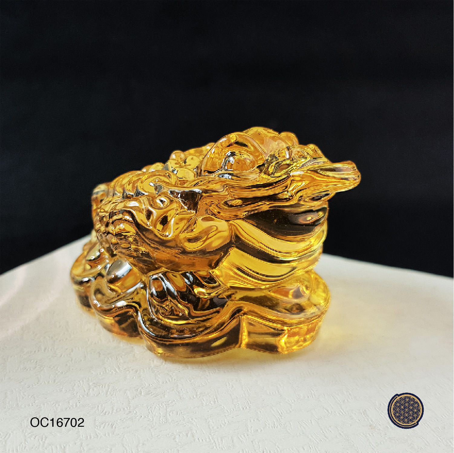 Liu Li Gold Toad Decoration