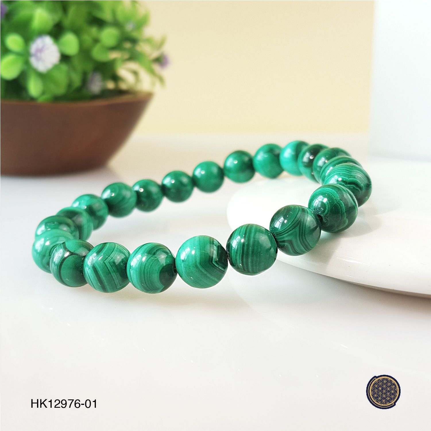 8mm Malachite Bracelet