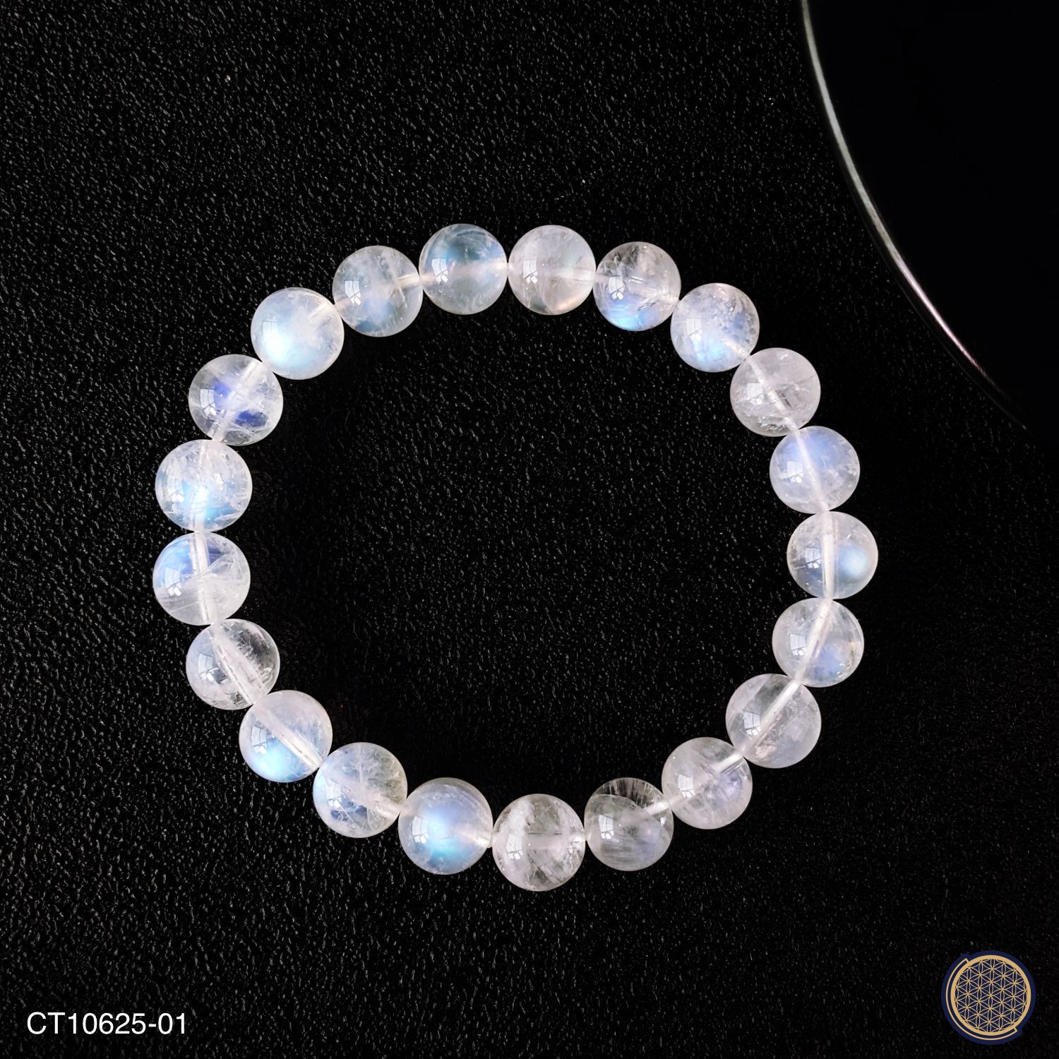 9mm Superior Rainbow Moonstone Bracelet