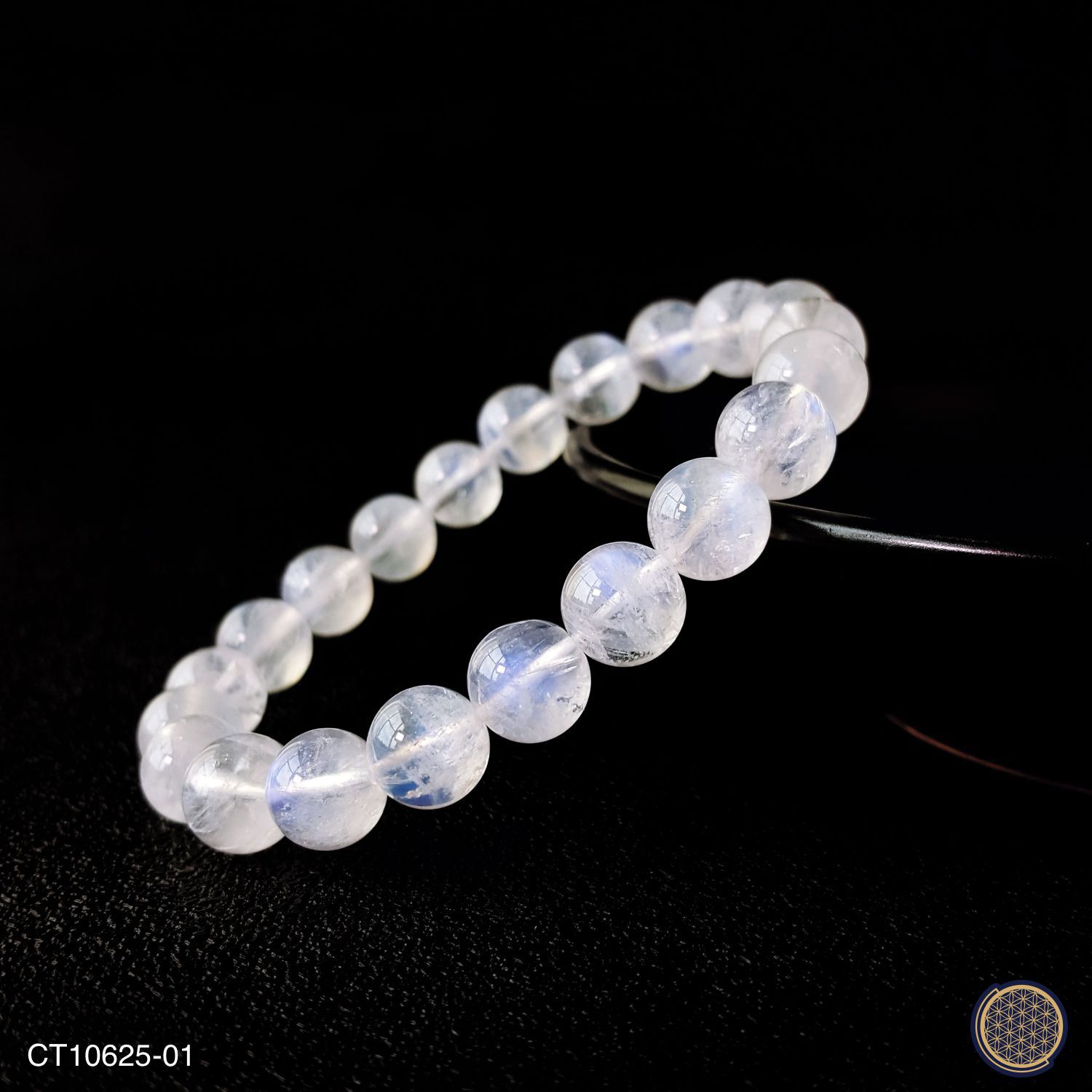 9mm Superior Rainbow Moonstone Bracelet