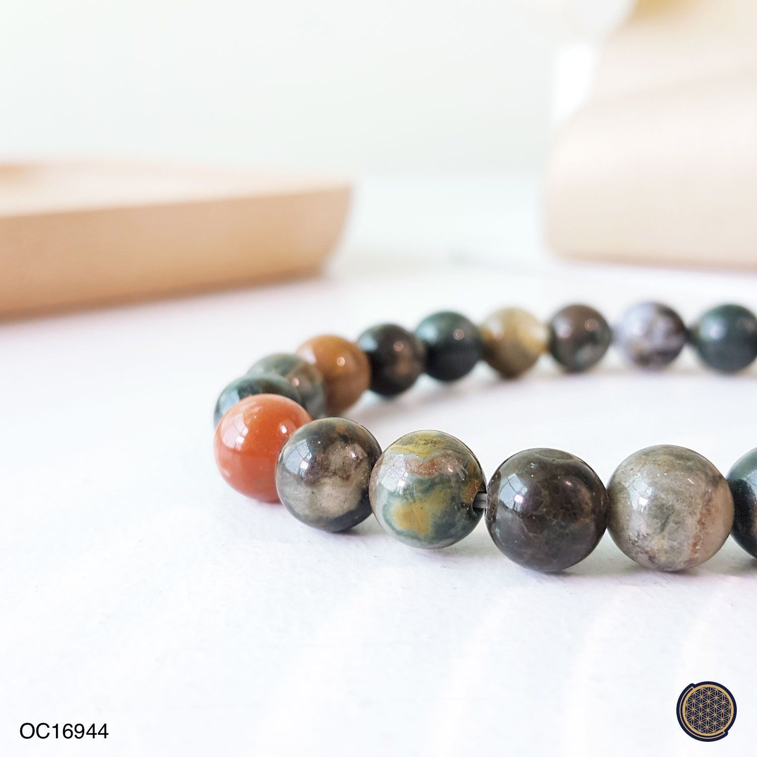 8mm Ocean Jasper Bracelet