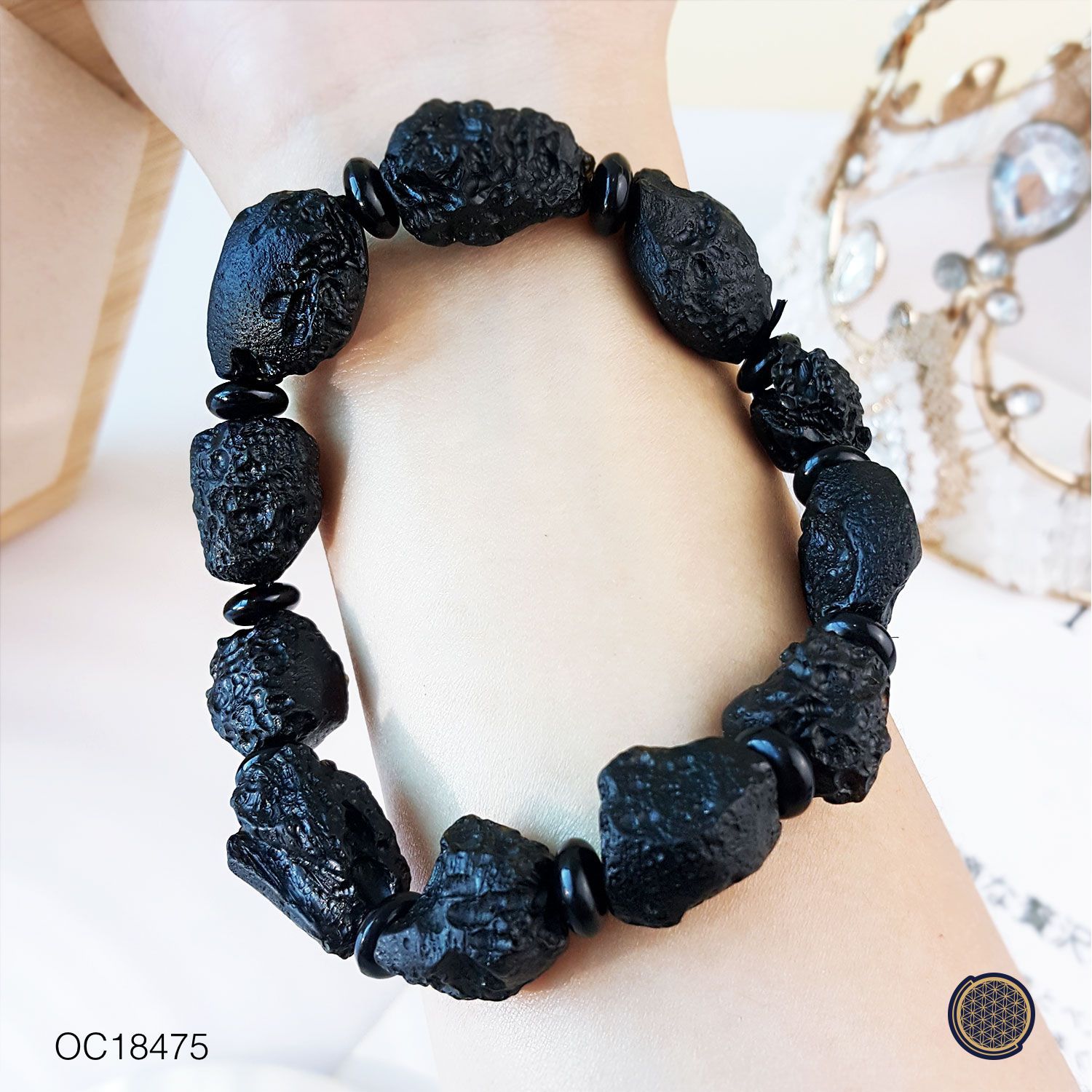 Tektite Raw Bracelet