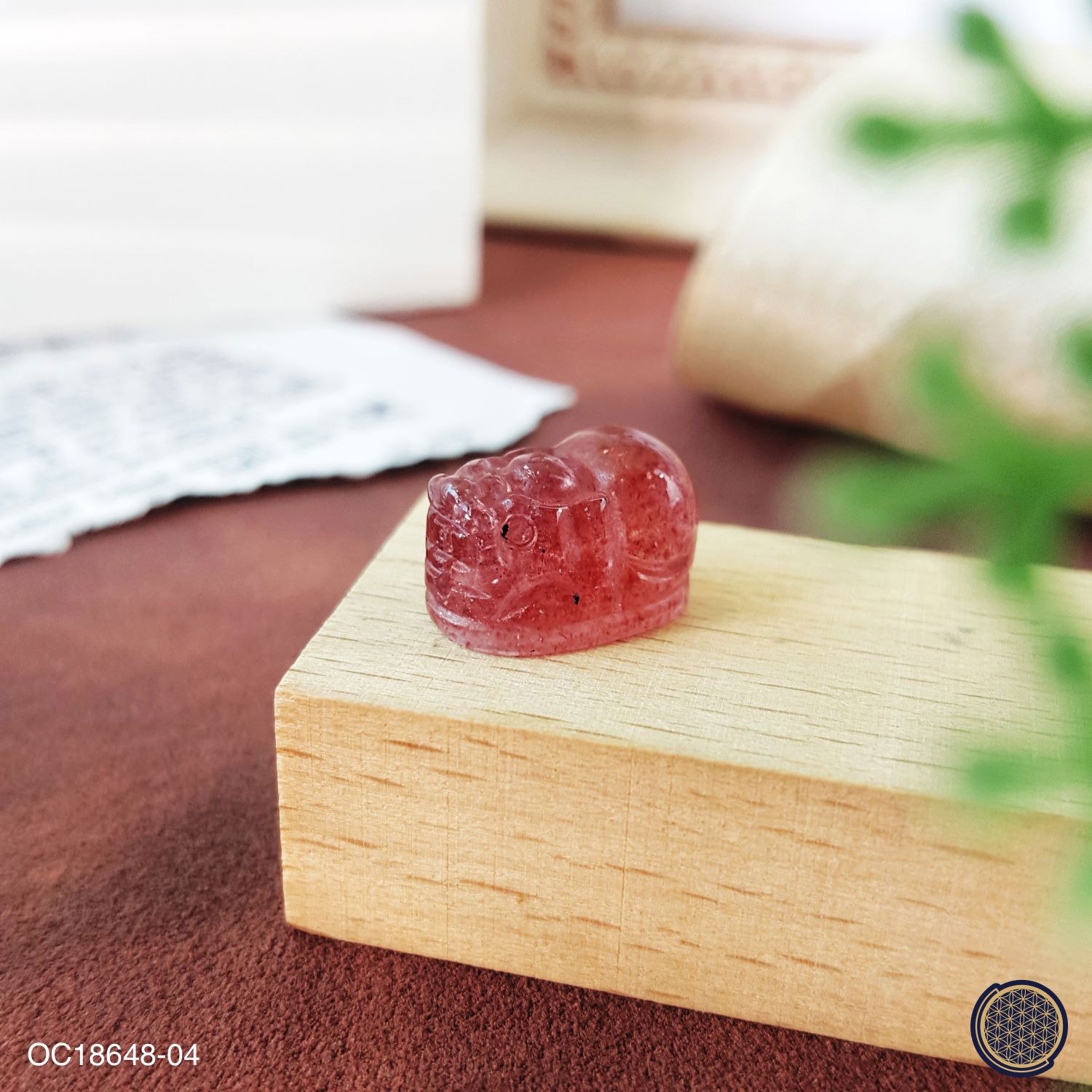 Strawberry Stone Pi Xiu Charm 