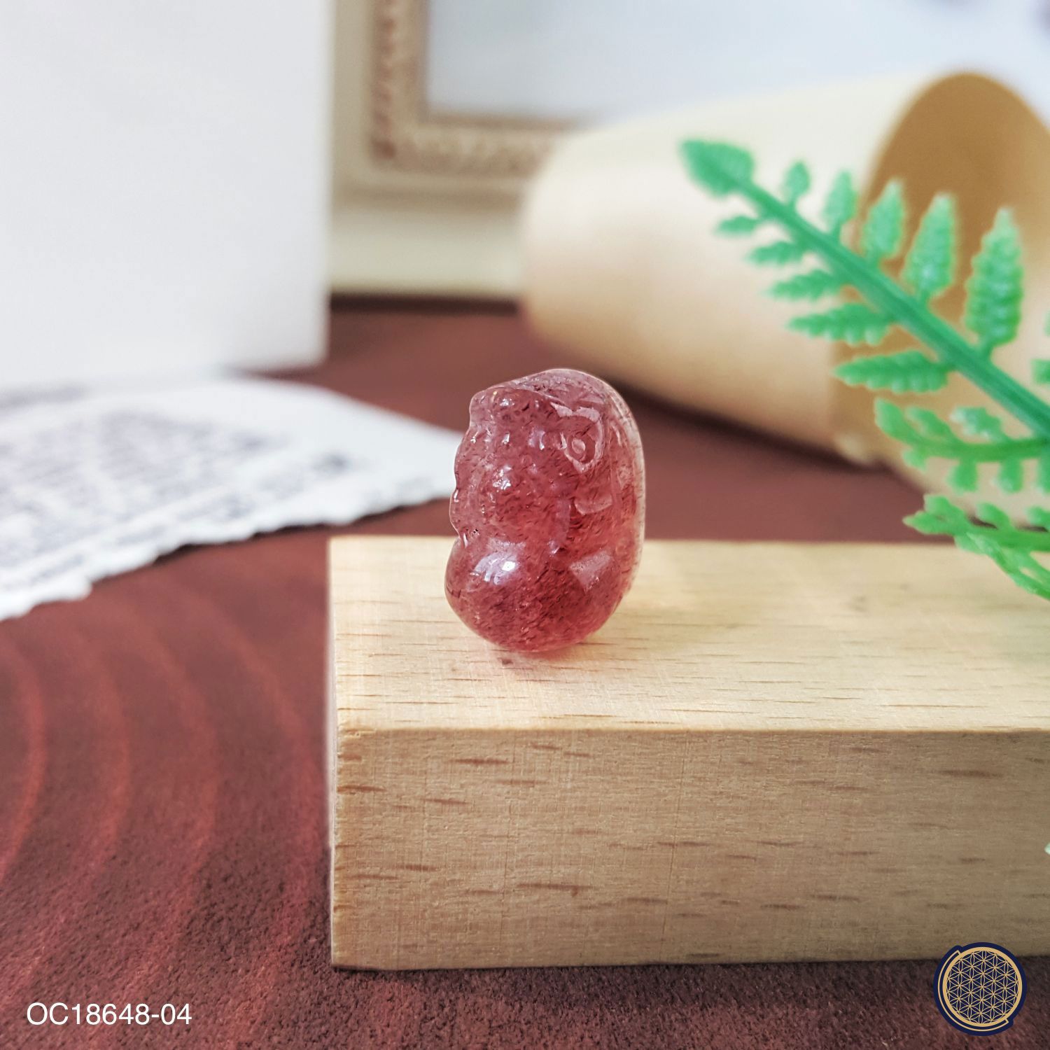 Strawberry Stone Pi Xiu Charm 