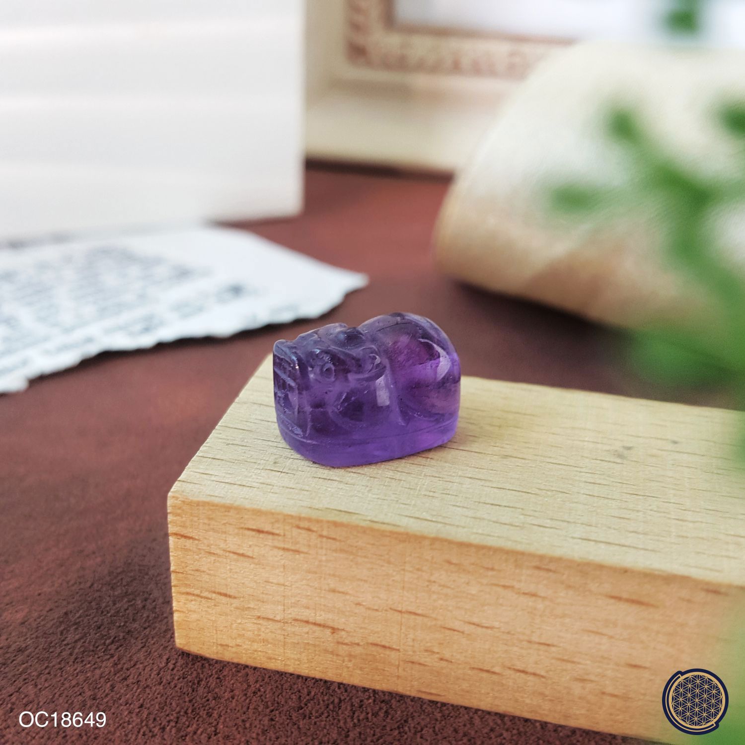 Amethyst Pi Xiu Charm 