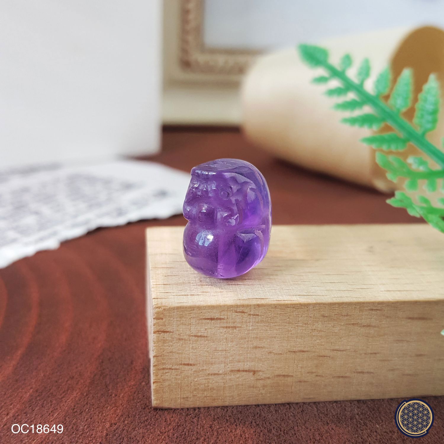 Amethyst Pi Xiu Charm 