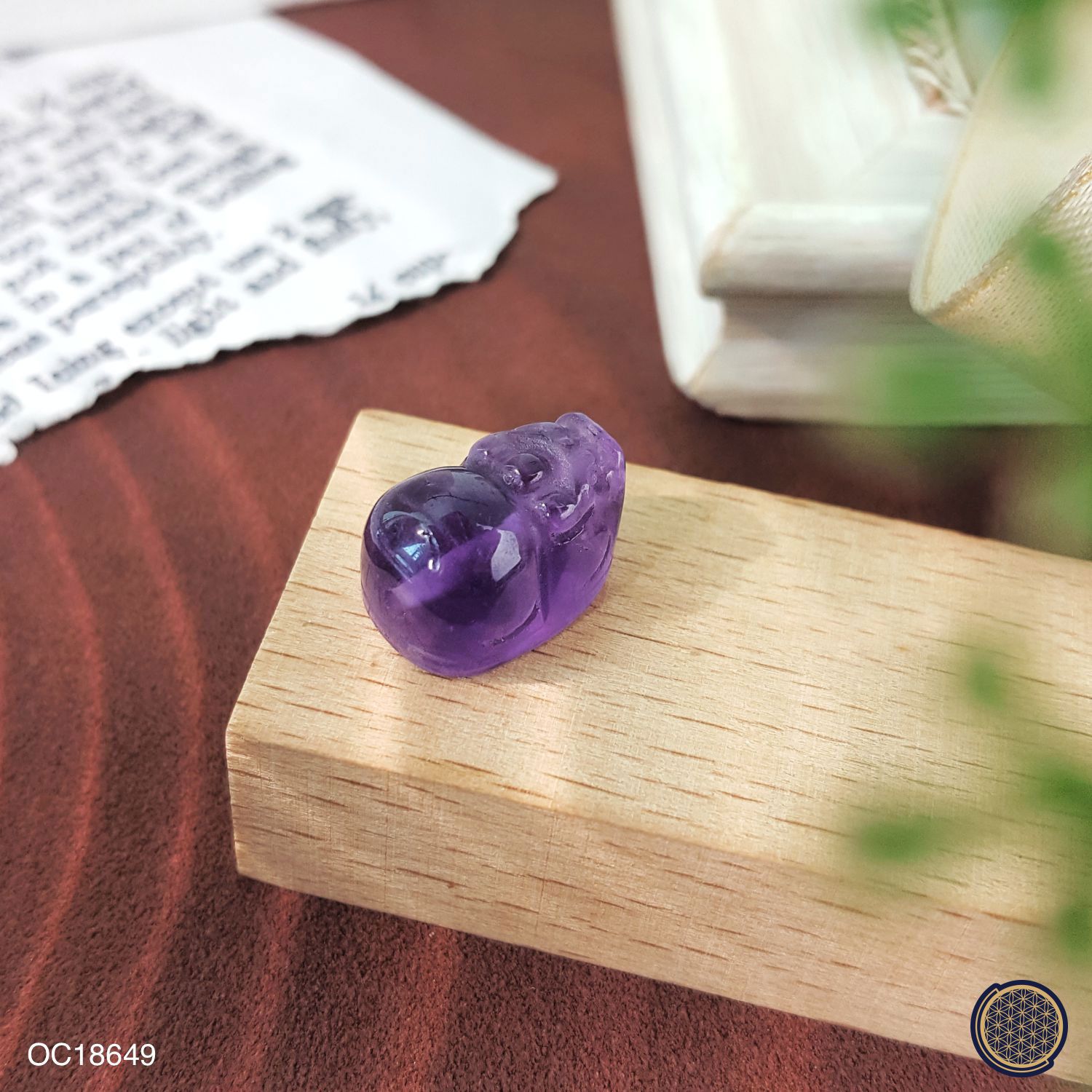 Amethyst Pi Xiu Charm 