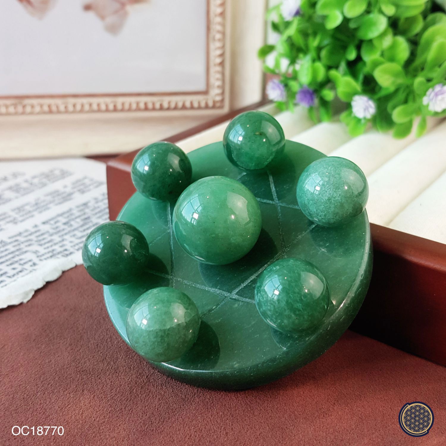 Aventurine Seven Star With Aventurine Base (6CM) 