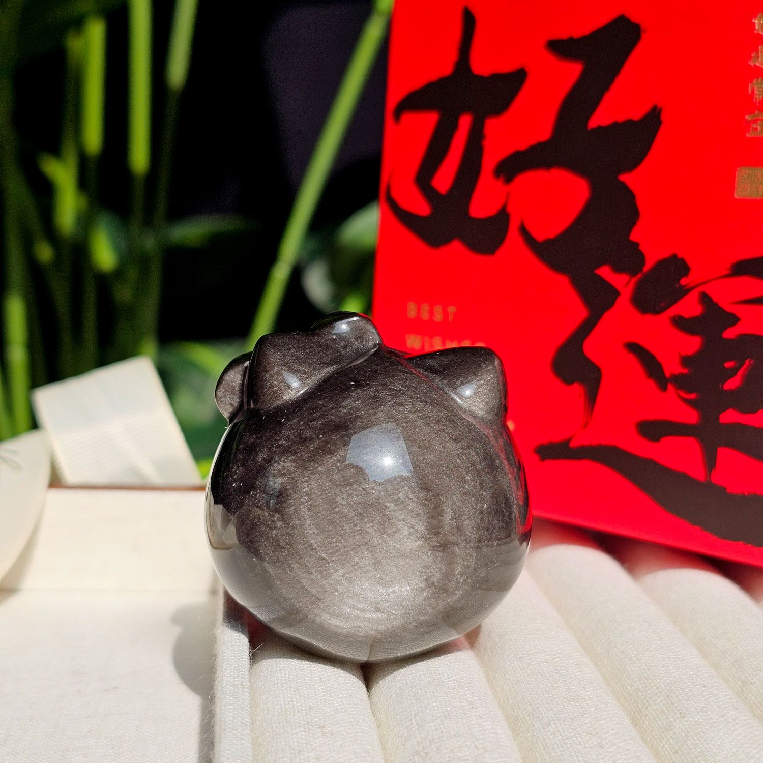 银曜石凯蒂猫头