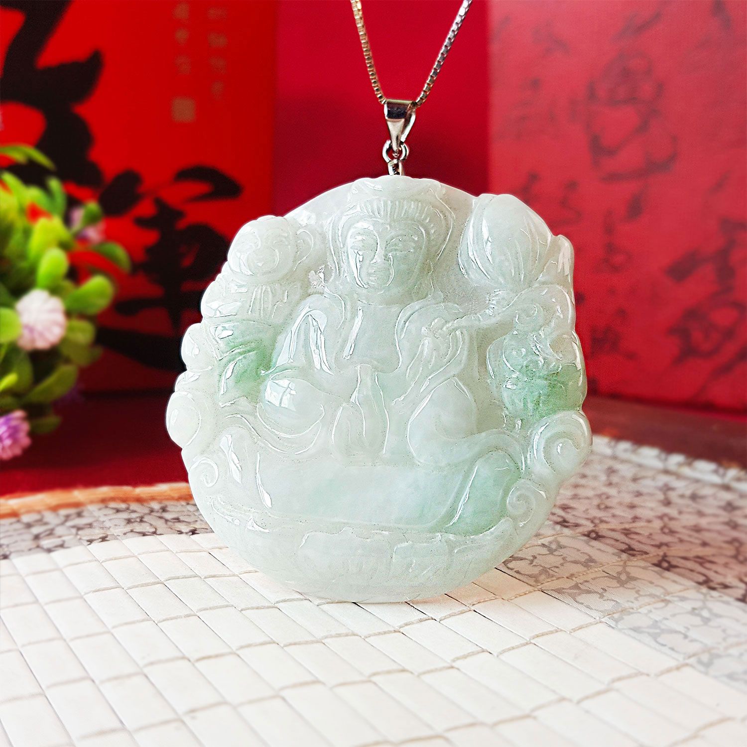 玉石雕刻吊坠