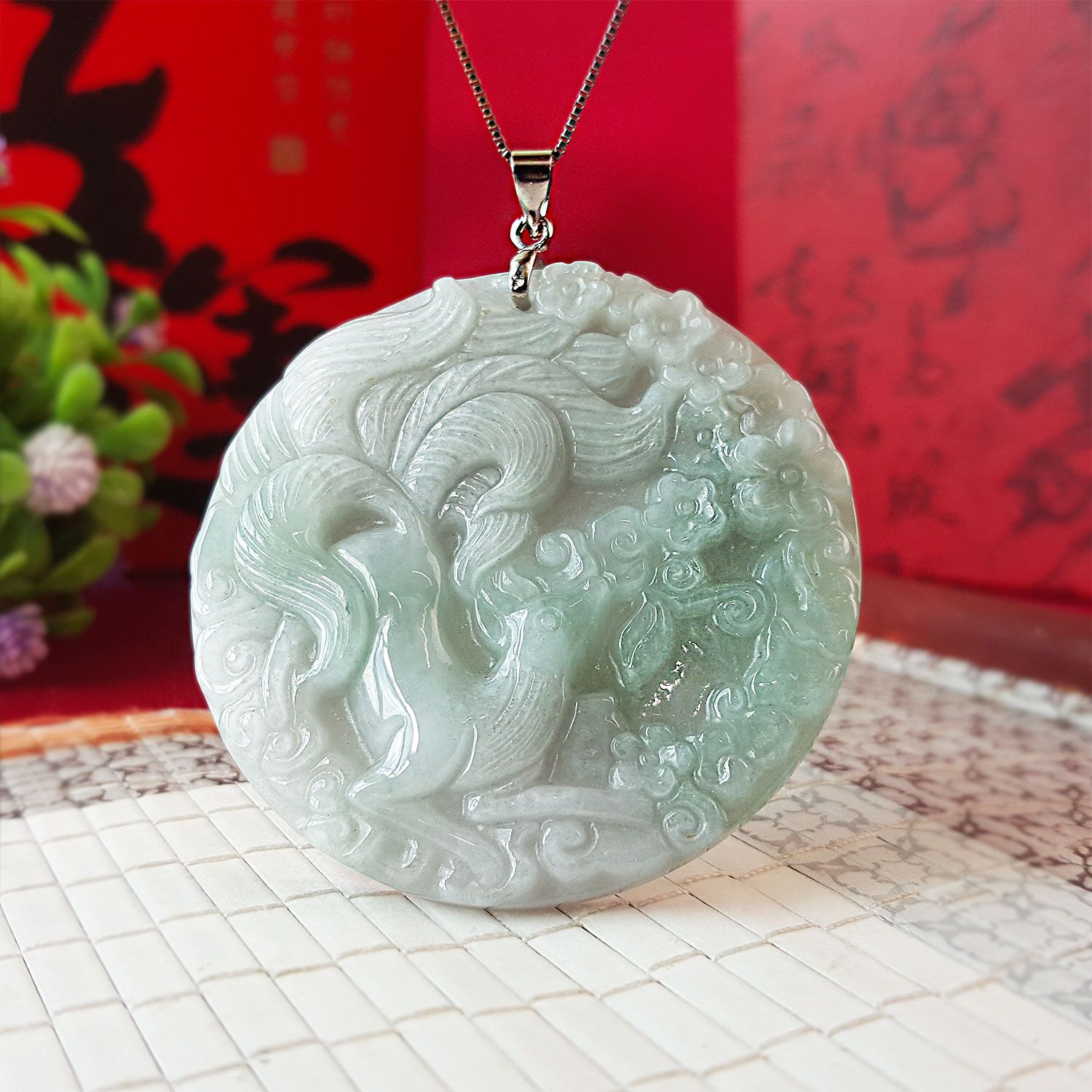 玉石雕刻吊坠
