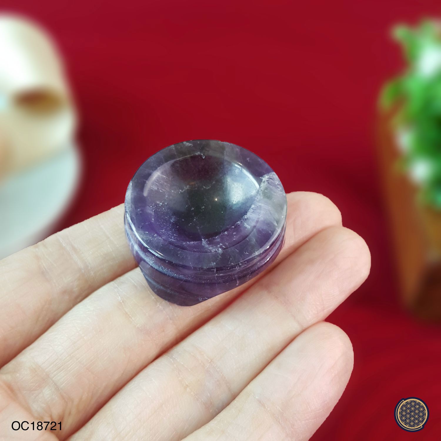 28mm 紫水晶底座