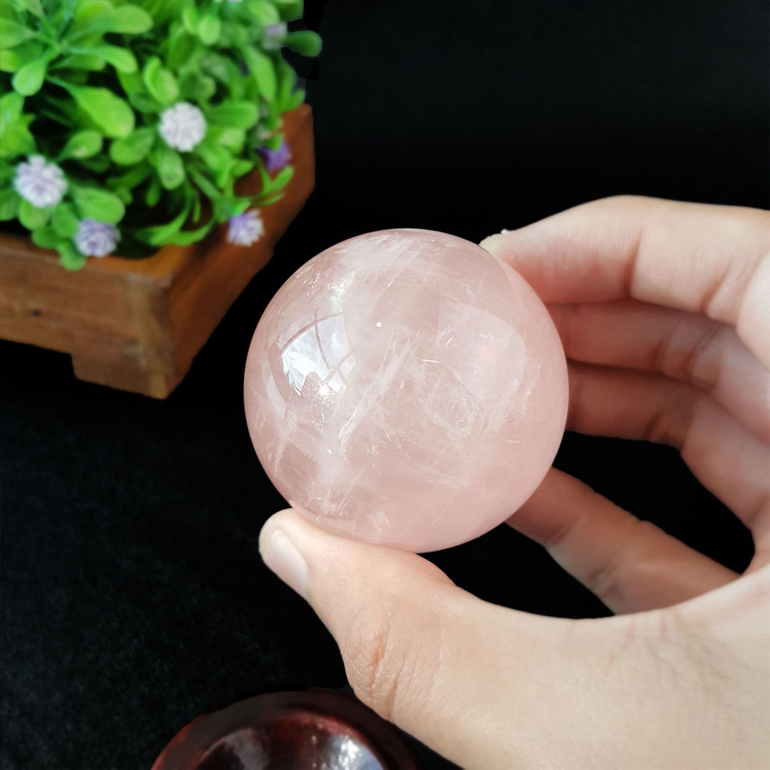 粉晶球