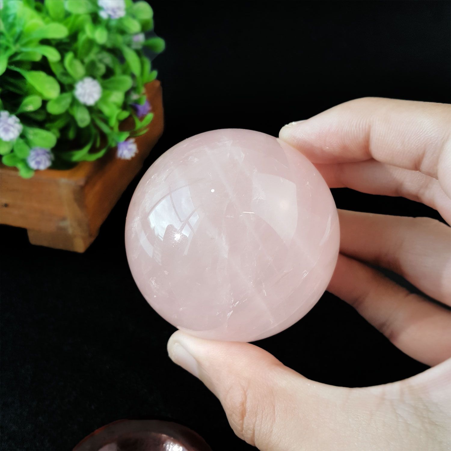 粉晶球