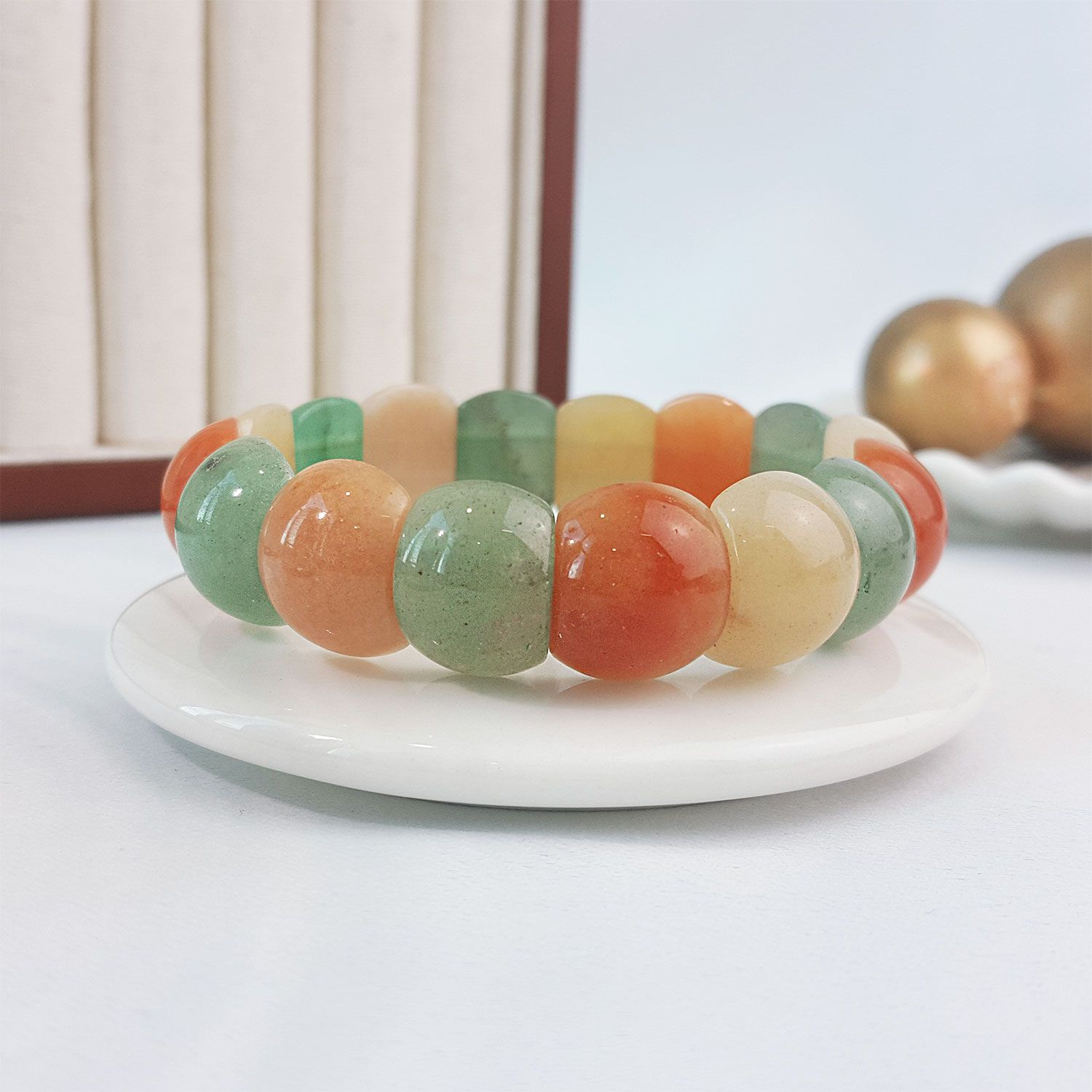 13mm x 16mm 彩东陵玉手排
