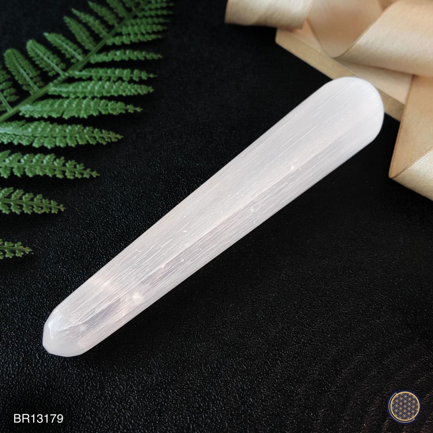 140mm Morocco Selenite Massage Bar  