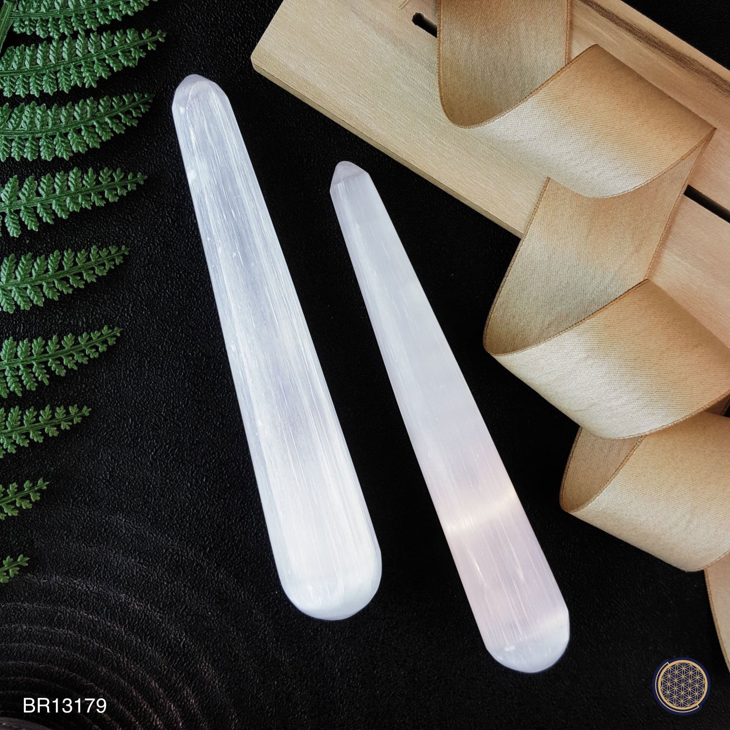140mm Morocco Selenite Massage Bar  