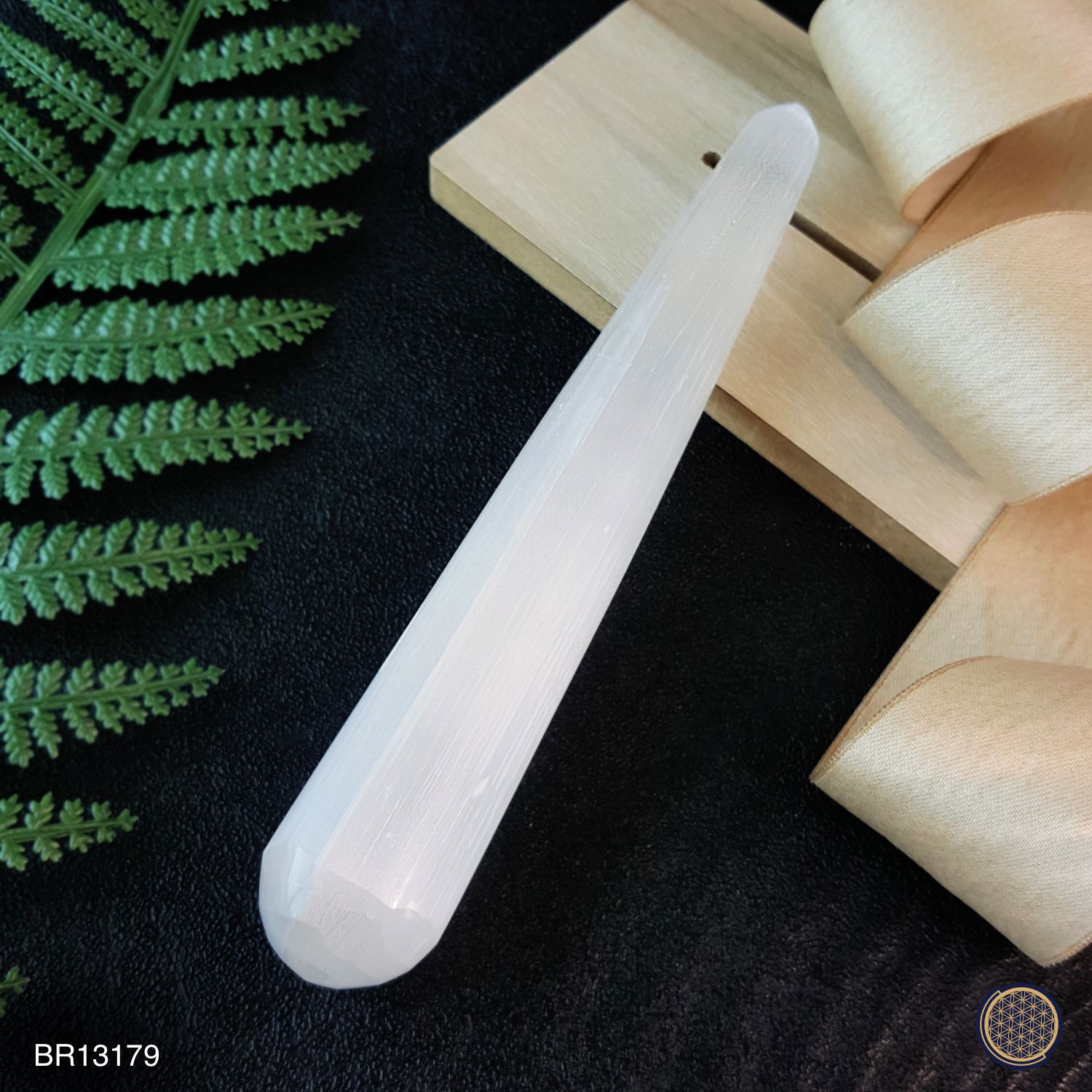140mm Morocco Selenite Massage Bar  