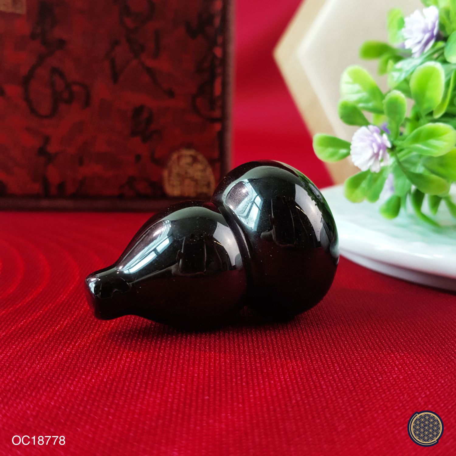 黑曜石葫芦 (4CM)