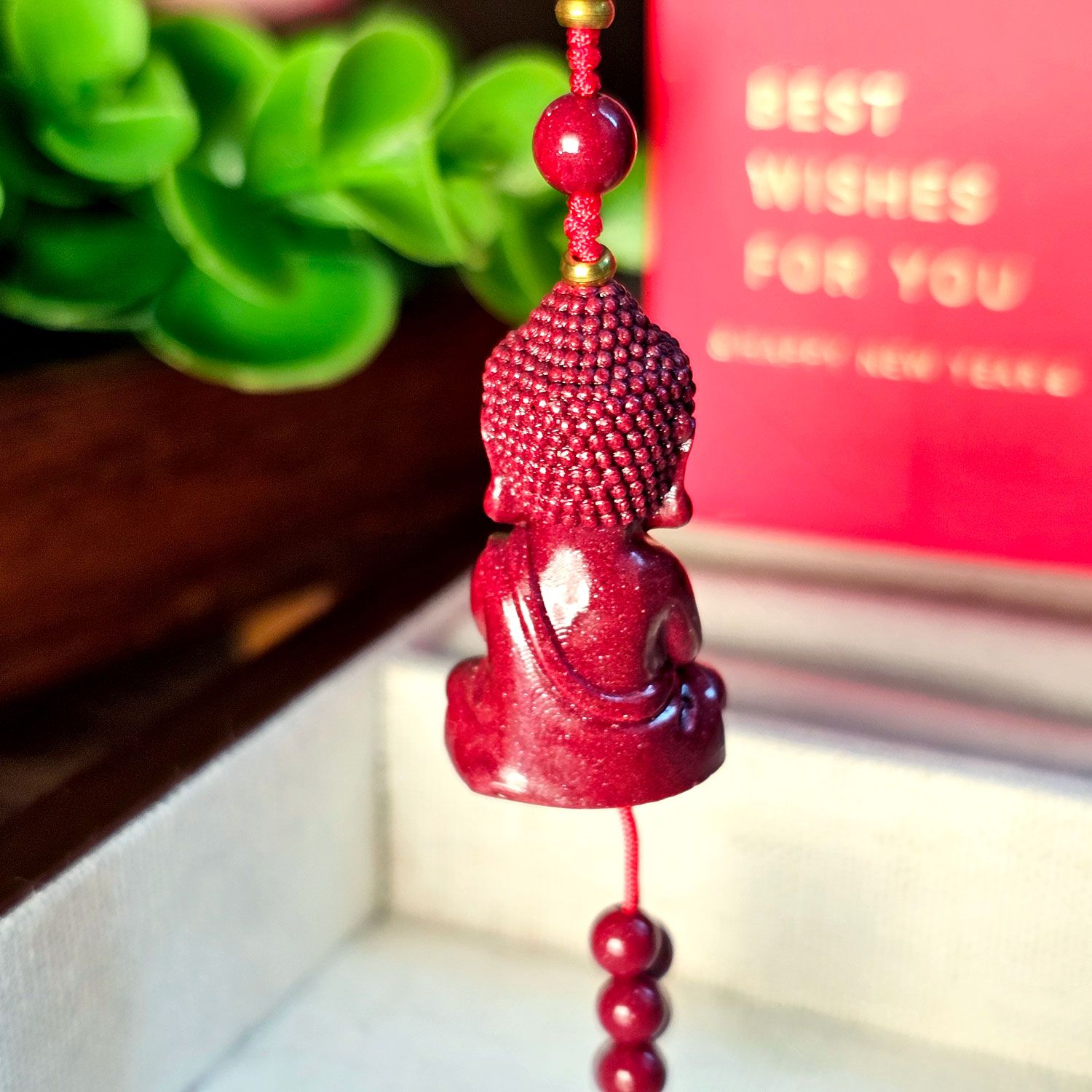 朱砂佛宝宝吊饰