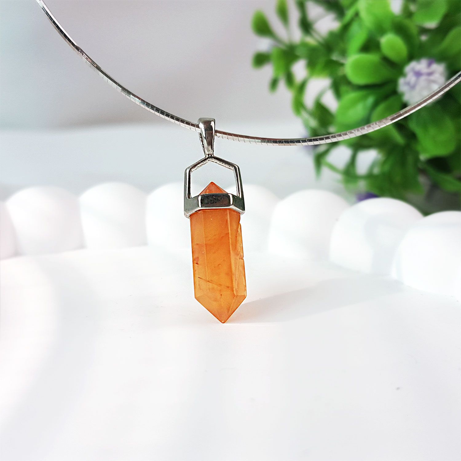 Agate Point Pendant
