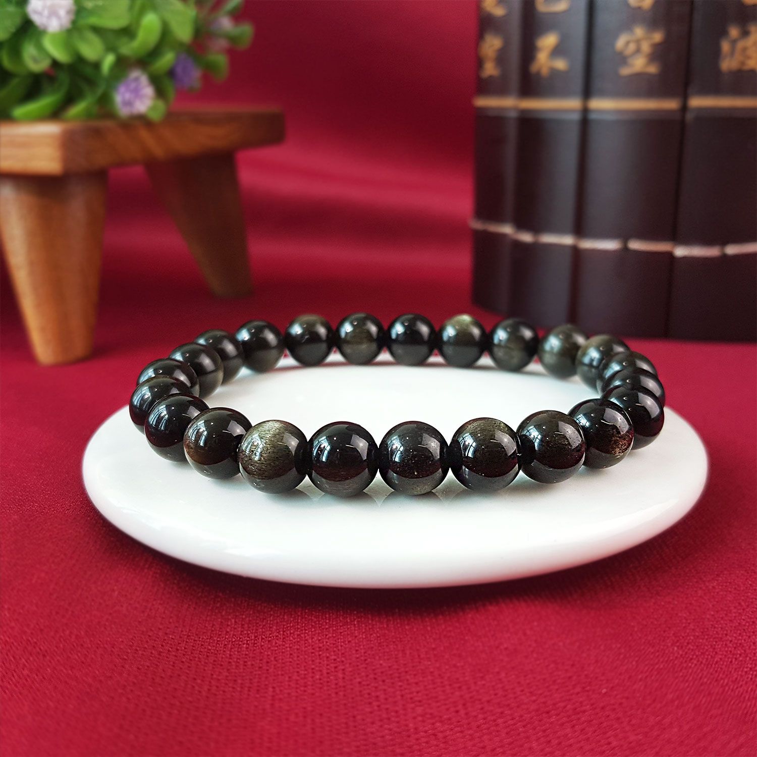 8mm 高级金曜石手链