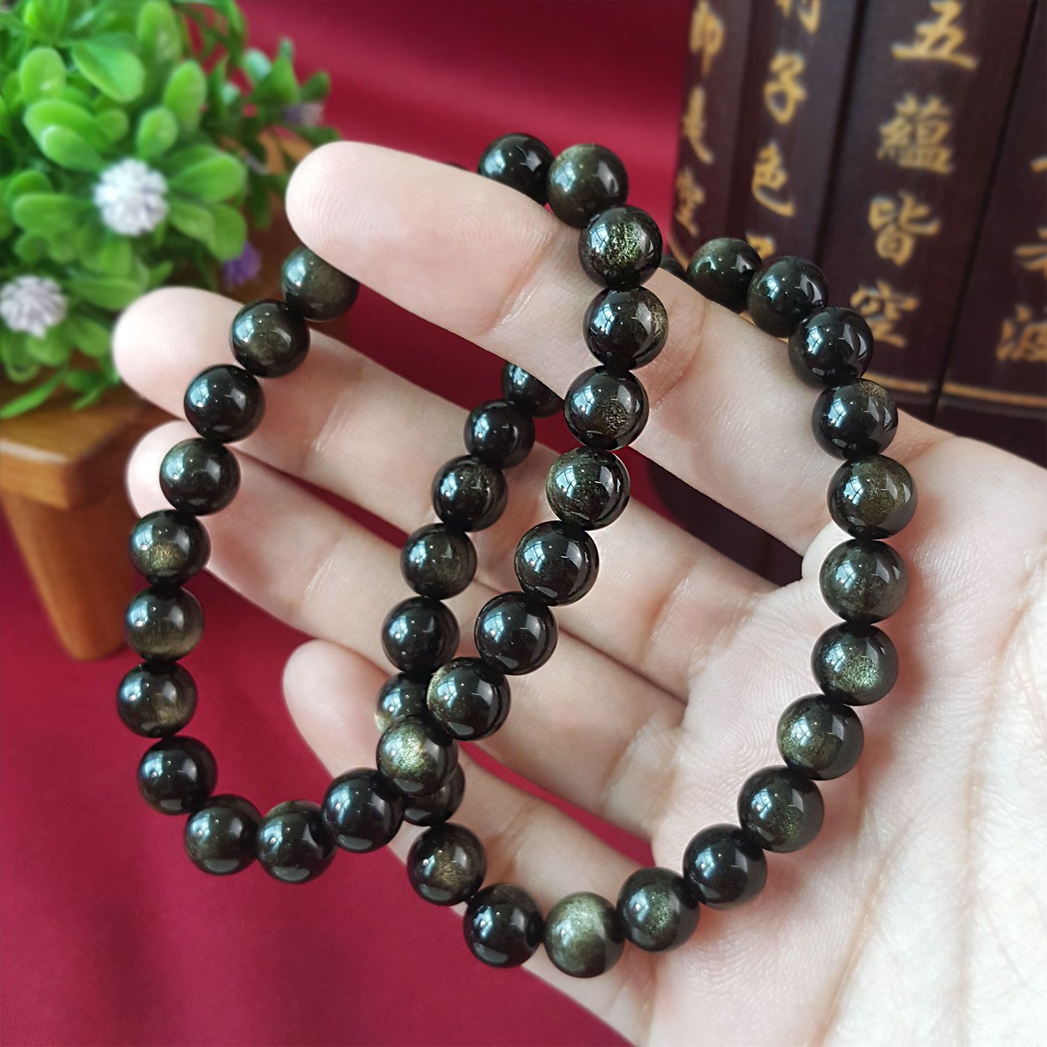 8mm 高级金曜石手链