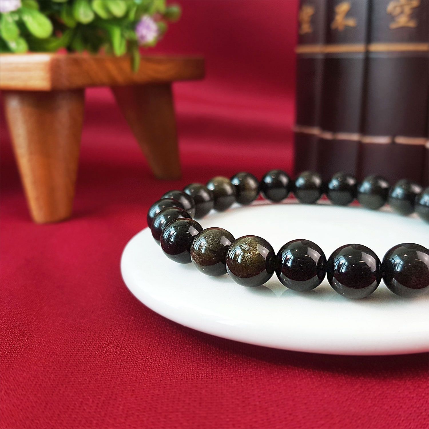 8mm 高级金曜石手链