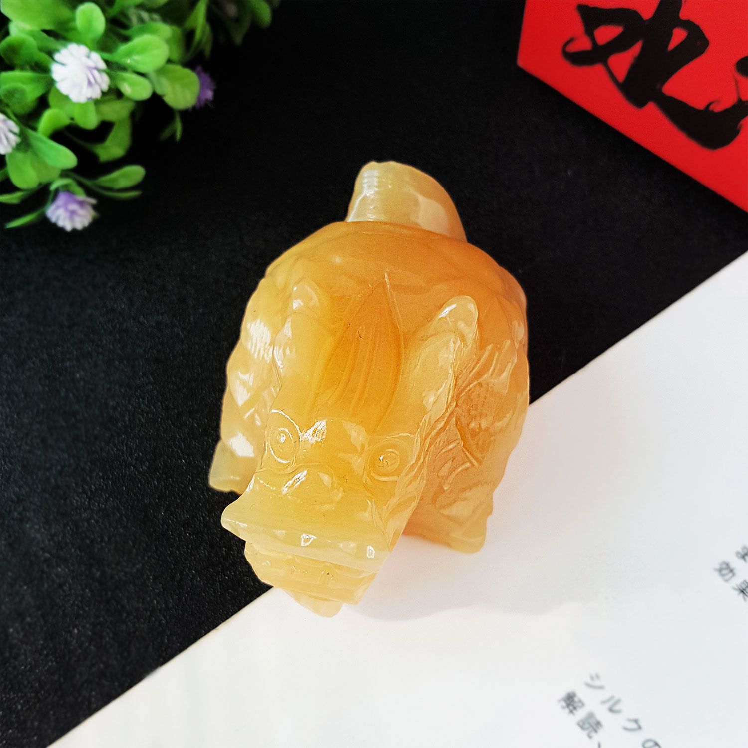黄玉龙龟 (8CM)