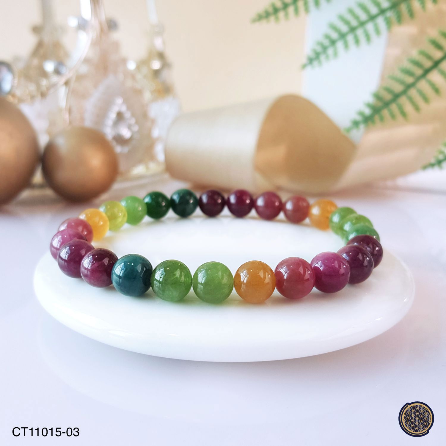 8mm Superior Colour Tourmaline Bracelet