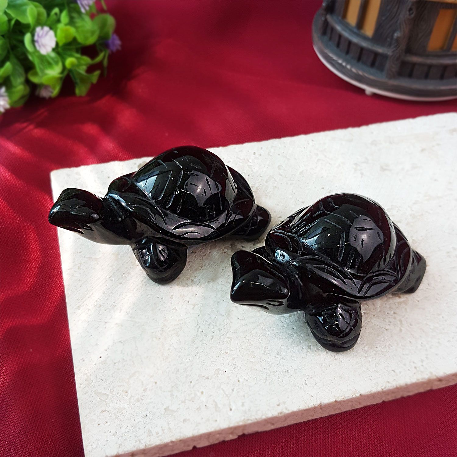 黑曜石乌龟 (6CM)