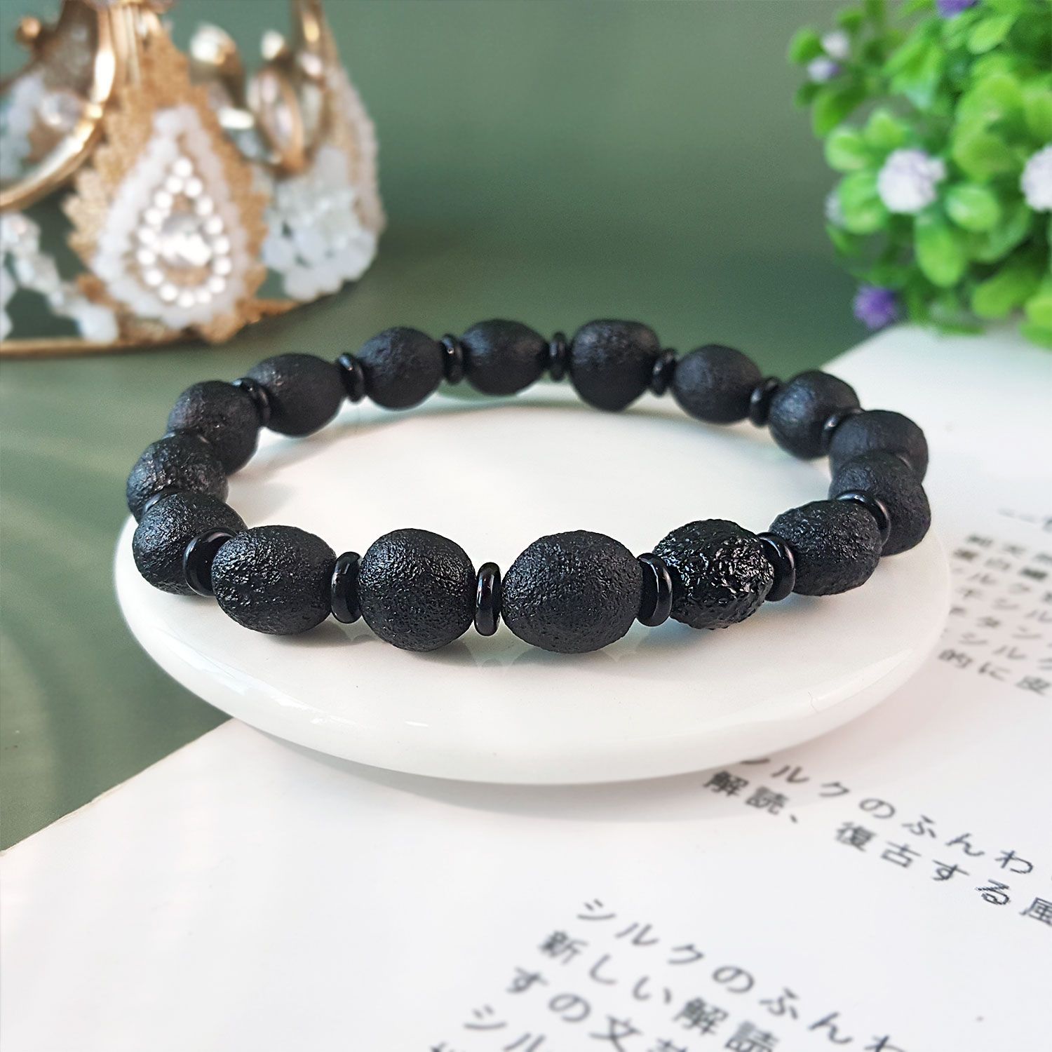 Tektite Rough Bracelet